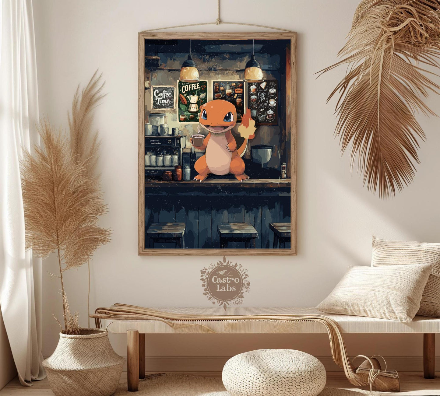 Charmander Coffee Break Series Poster