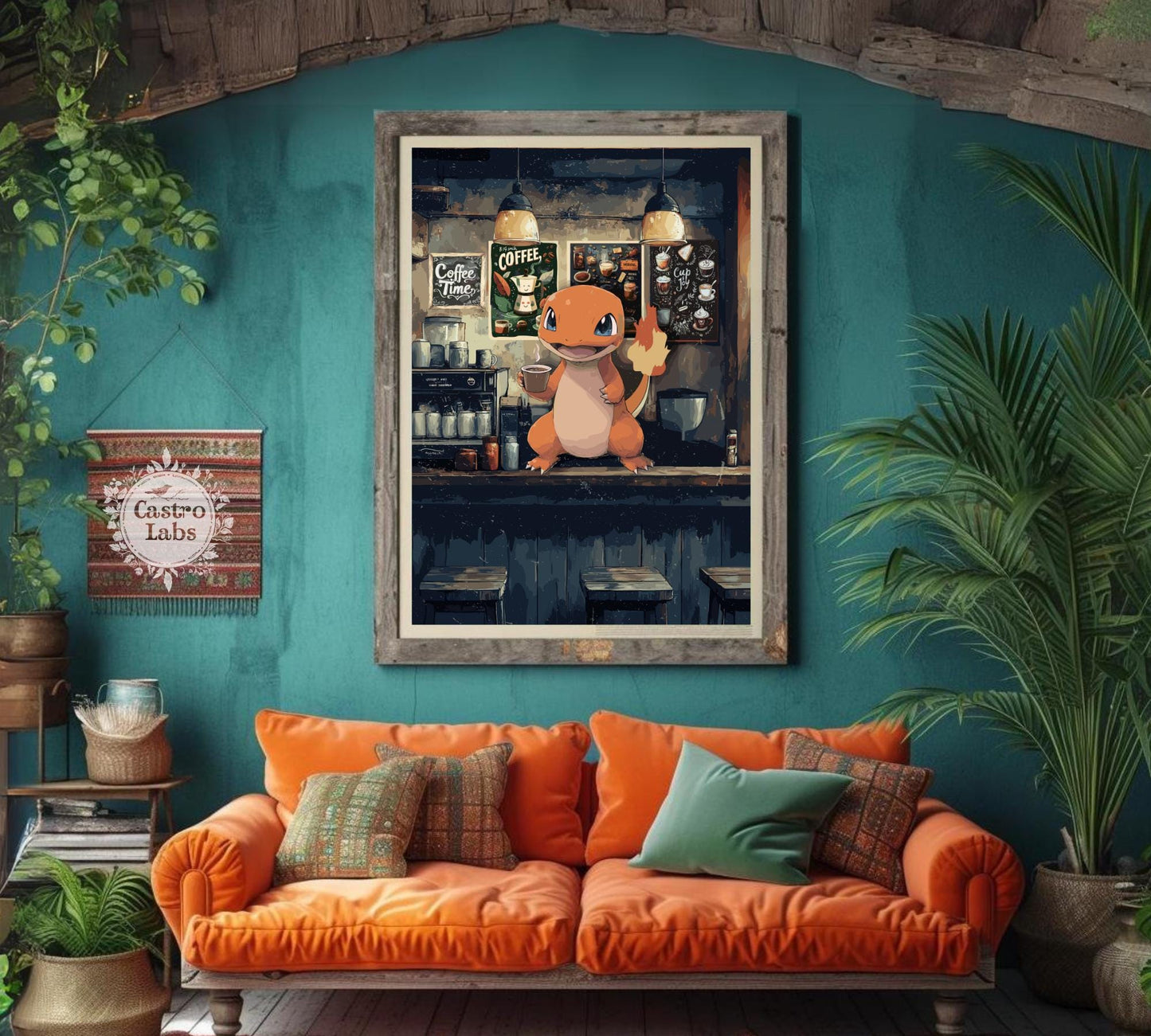 Charmander Coffee Break Series Poster