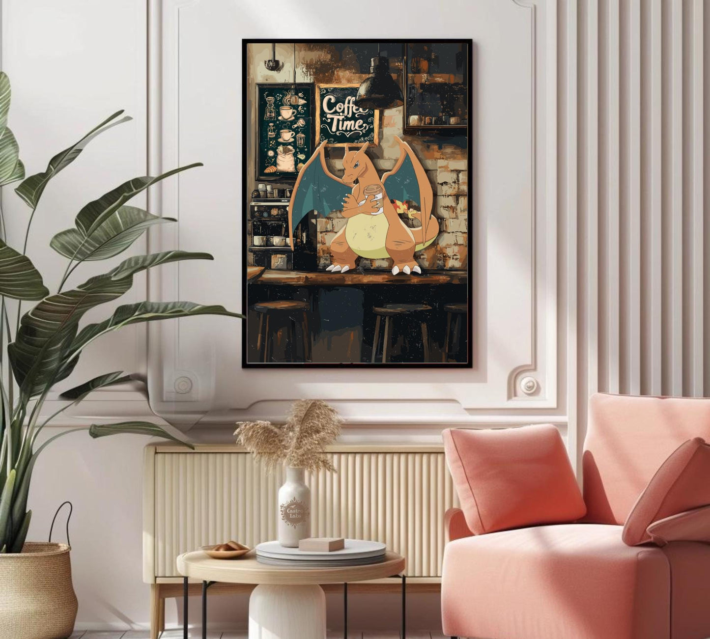 Charizard Coffee Break Series Poster