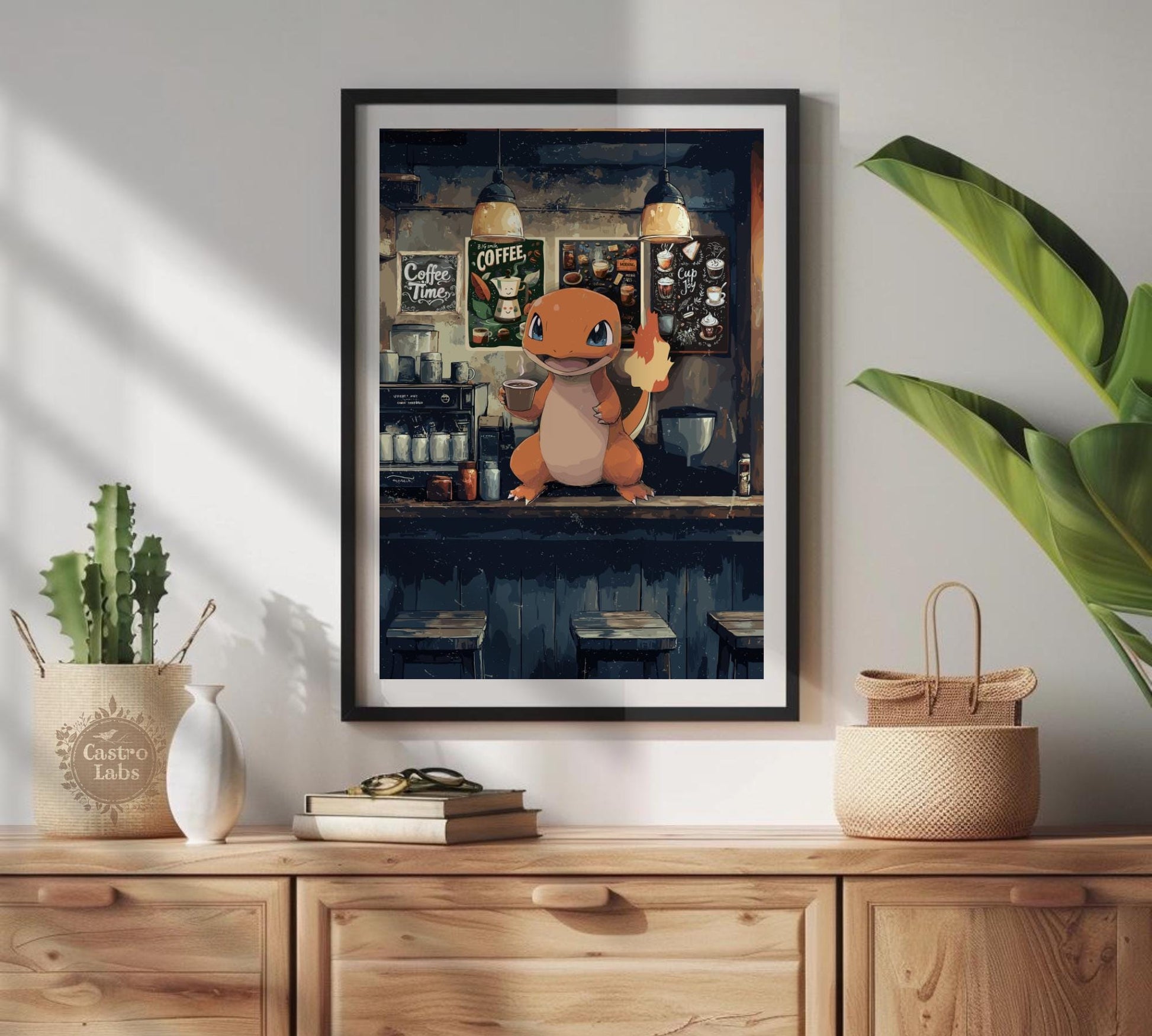 Charmander Coffee Break Series Poster