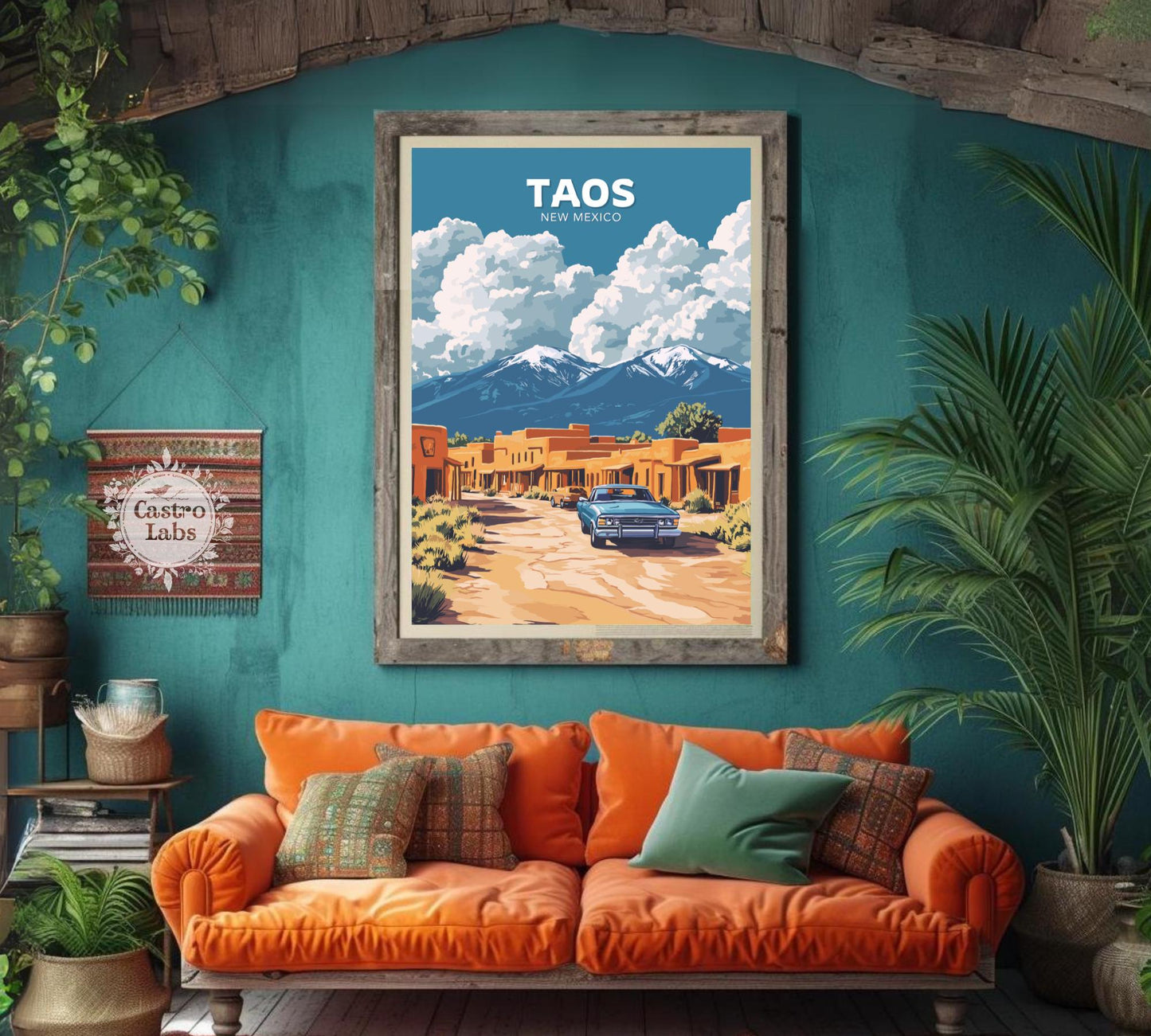 Taos Travel Poster, Taos New Mexico Wall Art, Taos Photo Print, Taos Artwork, Home Décor, New Mexico Poster, Taos Art, New Mexico Wall Art