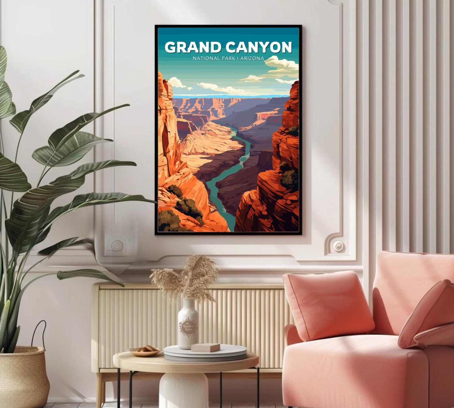 Grand Canyon Travel Poster, Grand Canyon Wall Art, Grand Canyon Print, Home Décor, Grand Canyon National Park, Grand Canyon Poster