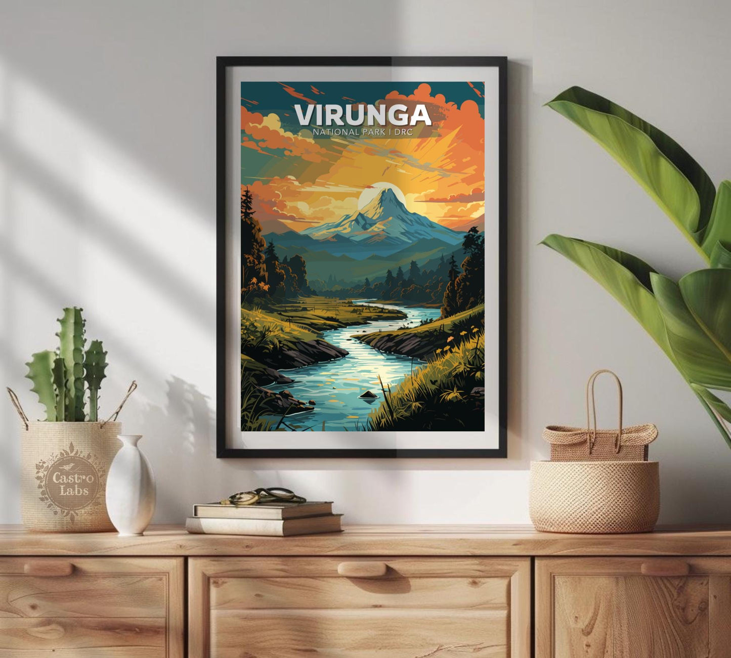 Virunga Travel Poster, Virunga National Park Art, Virunga Park, Africa National Park Poster, Home Décor, Virunga, UNESCO World Heritage siteVirunga Travel Poster, Virunga National Park Art, Virunga Park, Africa National Park Poster, Home Décor, Virunga, UNESCO World Heritage site
