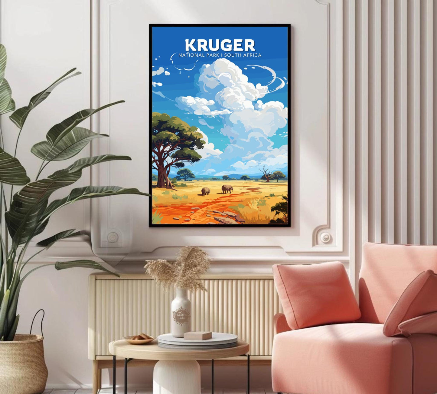 Kruger Travel Poster, Kruger National Park Poster, South Africa Poster, Kruger National Park South Africa Art, Africa Poster, Home Décor