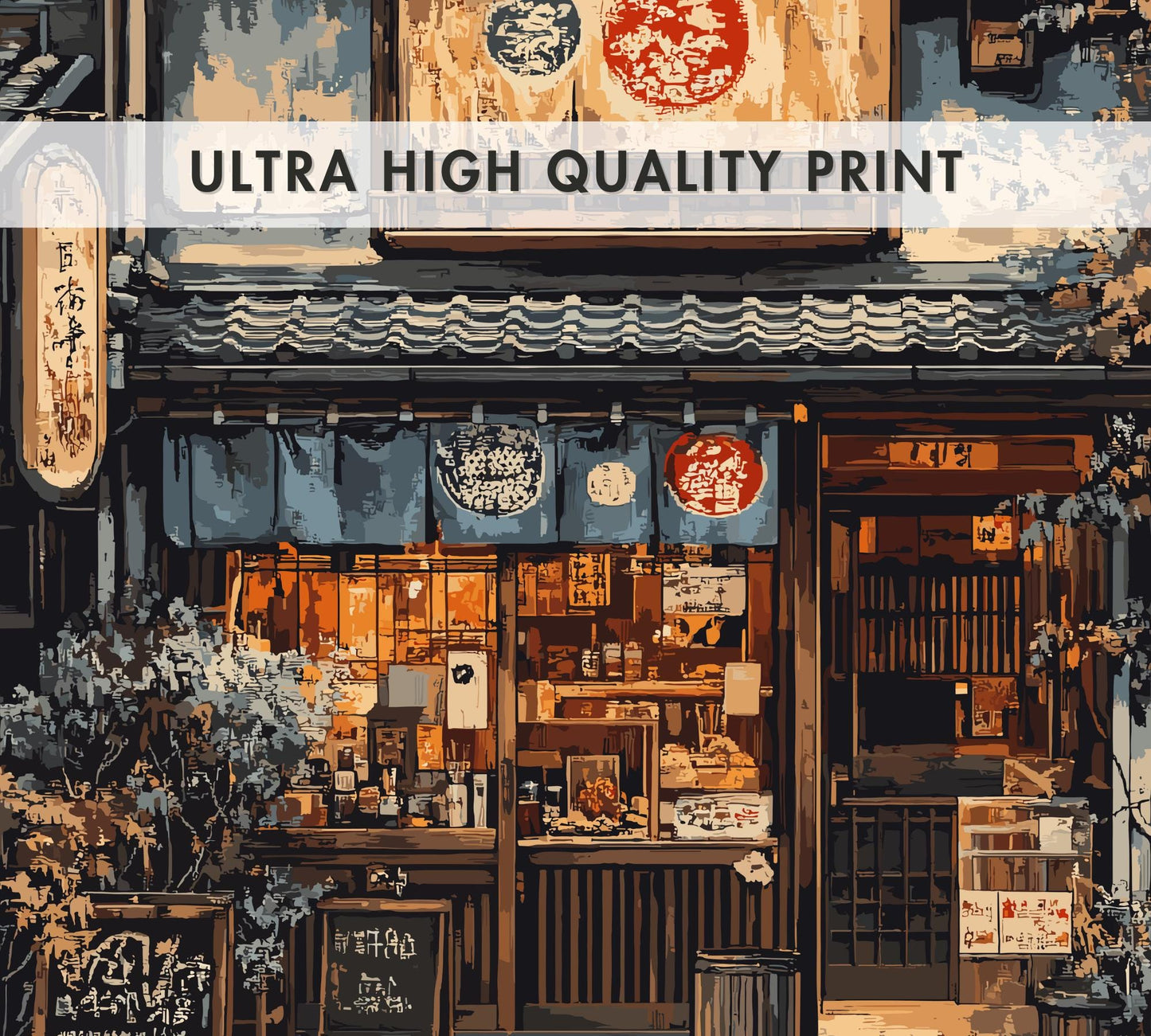 Ramen Shop Poster, Ramen Shop Print, Ramen Shop Japan, Japan Poster, Home Décor, Ramen Poster, Japanese Ramen Shop Poster, Ramen Shop