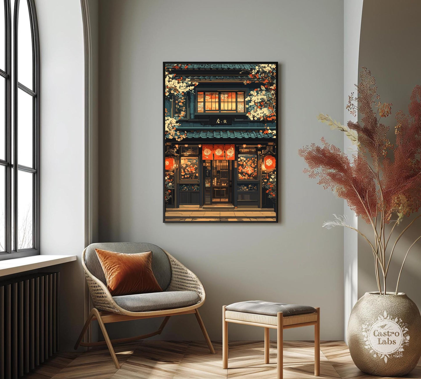 Japanese Restaurant Print, Japanese Restaurant Poster, Japanese Restaurant Art, Japan Poster, Home Décor, Japanese Restaurant Artwork, Japanese Food Poster, Japanese Restaurant