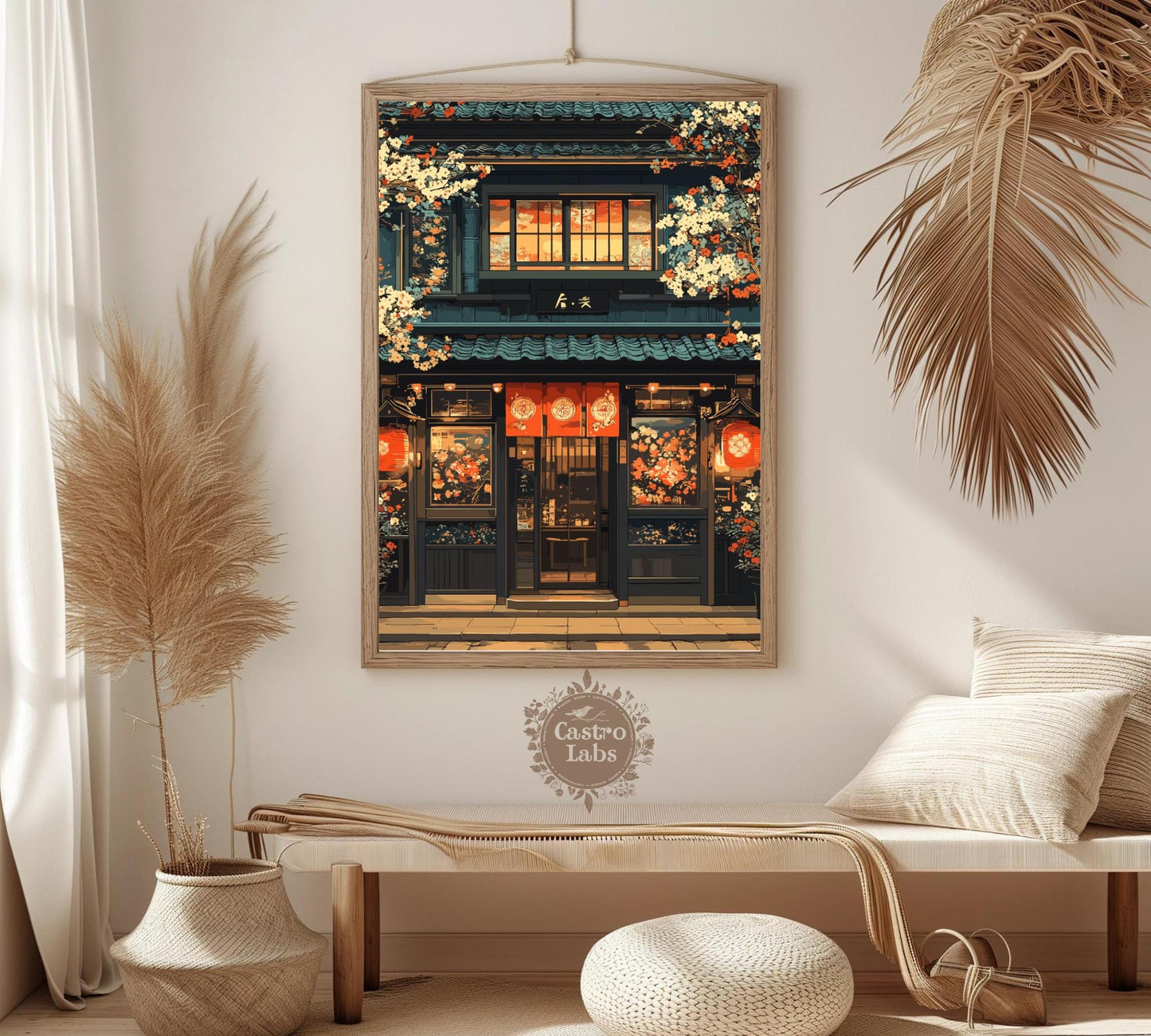 Japanese Restaurant Print, Japanese Restaurant Poster, Japanese Restaurant Art, Japan Poster, Home Décor, Japanese Restaurant Artwork, Japanese Food Poster, Japanese Restaurant