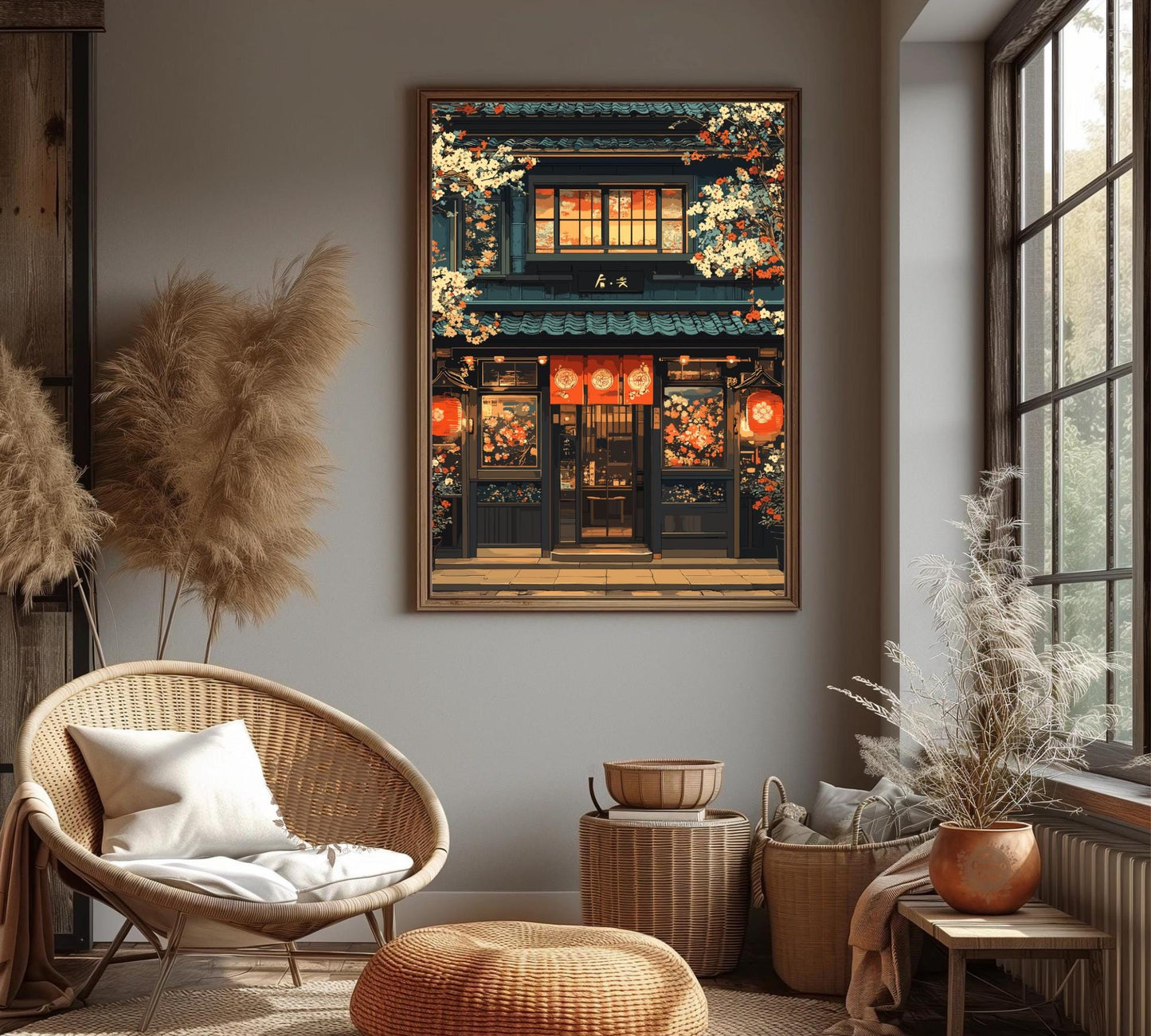 Japanese Restaurant Print, Japanese Restaurant Poster, Japanese Restaurant Art, Japan Poster, Home Décor, Japanese Restaurant Artwork, Japanese Food Poster, Japanese Restaurant