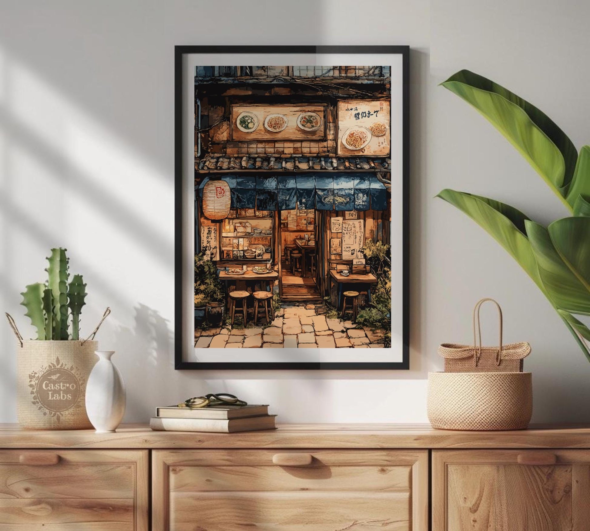 Ramen Shop Artwork,  Ramen Shop Poster, Ramen Shop Japan, Japan Poster, Home Décor, Ramen Print, Japanese Ramen Shop Poster, Ramen Shop