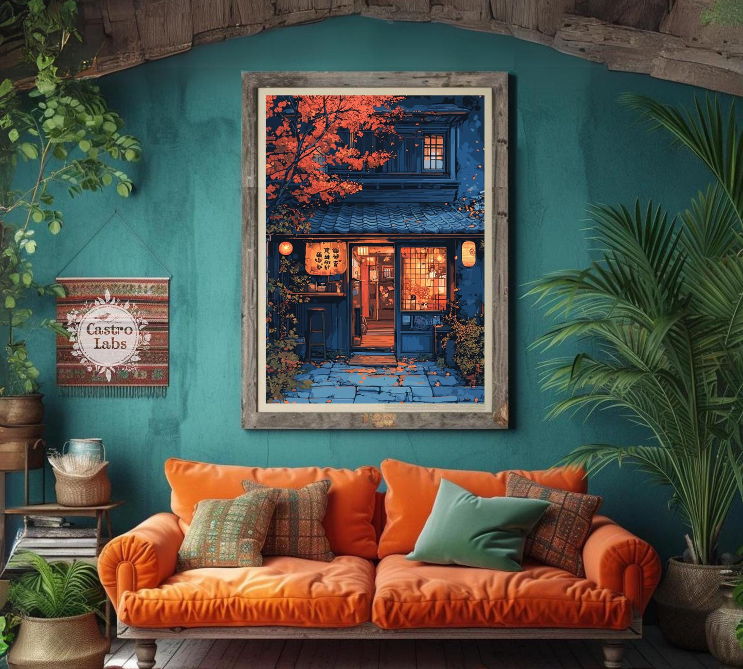Asian Fusion Restaurant Art, Japanese Restaurant Print, Home Décor, Japanese Food Art, Asian Fusion food, Asian Fusion Restaurant