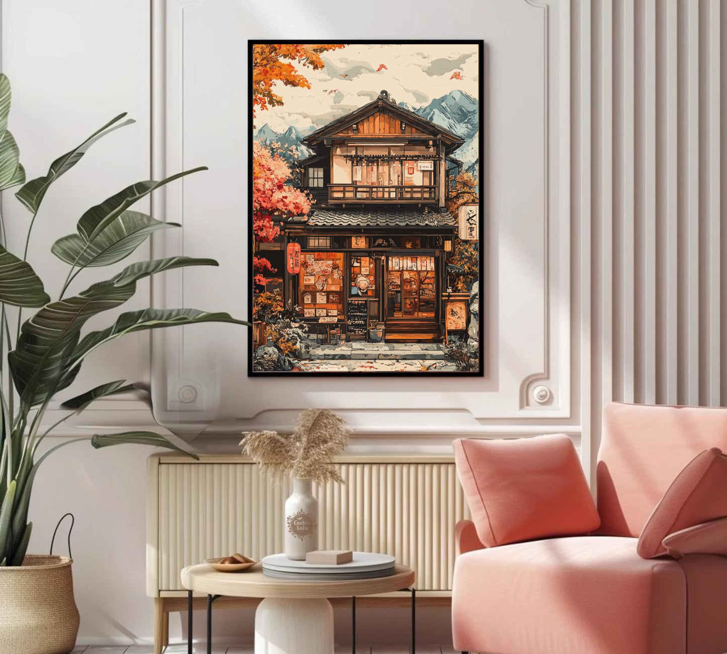 Asian Fusion Restaurant Poster, Japanese Restaurant Art, Home Décor, Japanese Food Print, Asian Fusion food, Asian Fusion Restaurant