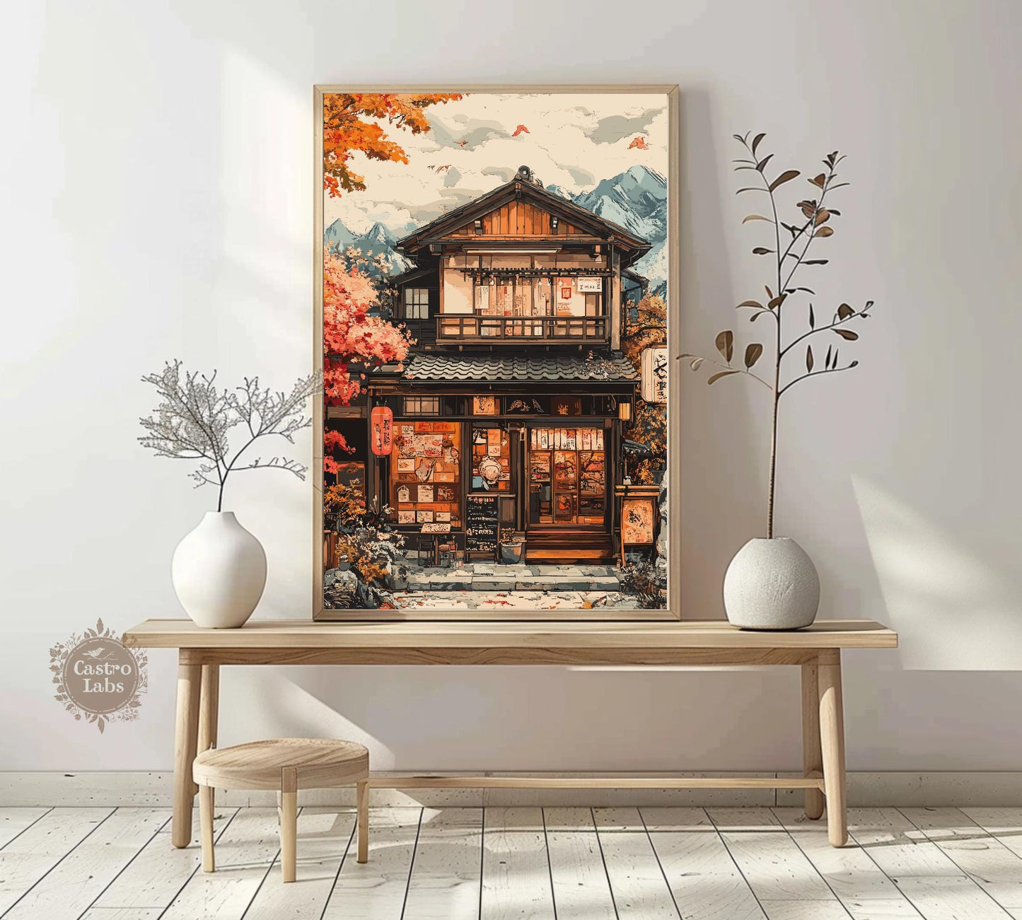 Asian Fusion Restaurant Poster, Japanese Restaurant Art, Home Décor, Japanese Food Print, Asian Fusion food, Asian Fusion Restaurant