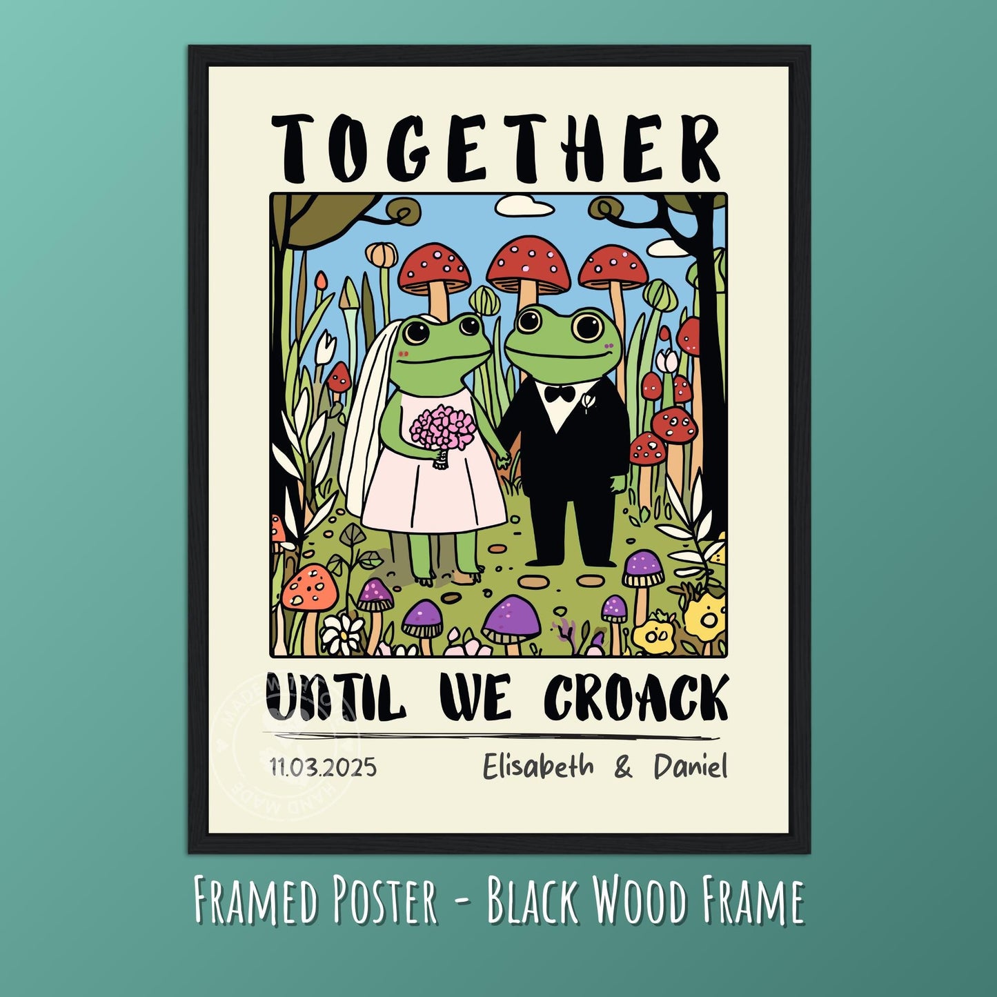 Personalised Couple Illustration – Anniversary, Engagement, or Valentine’s Gift