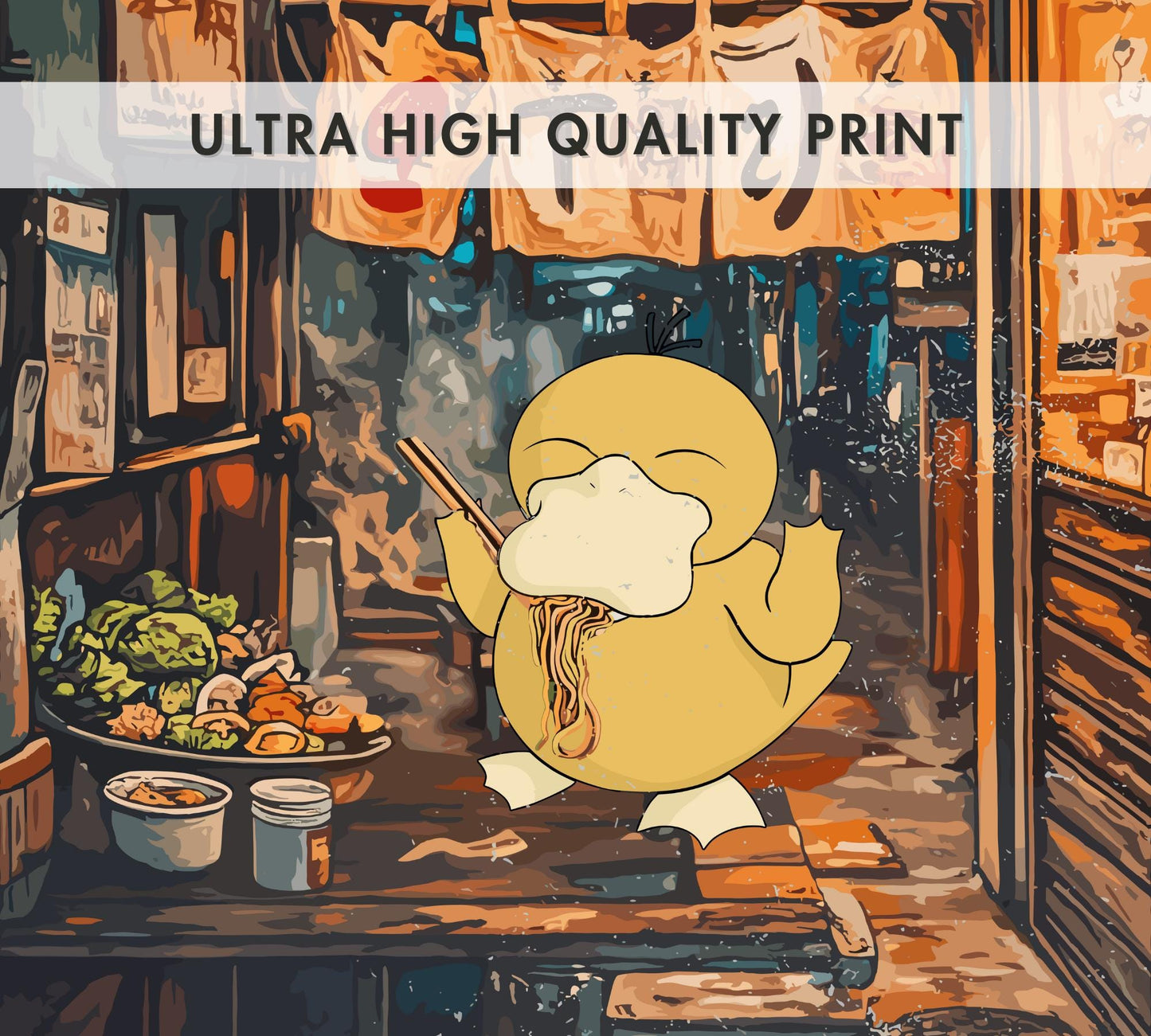 Psyduck Ramen Series Poster