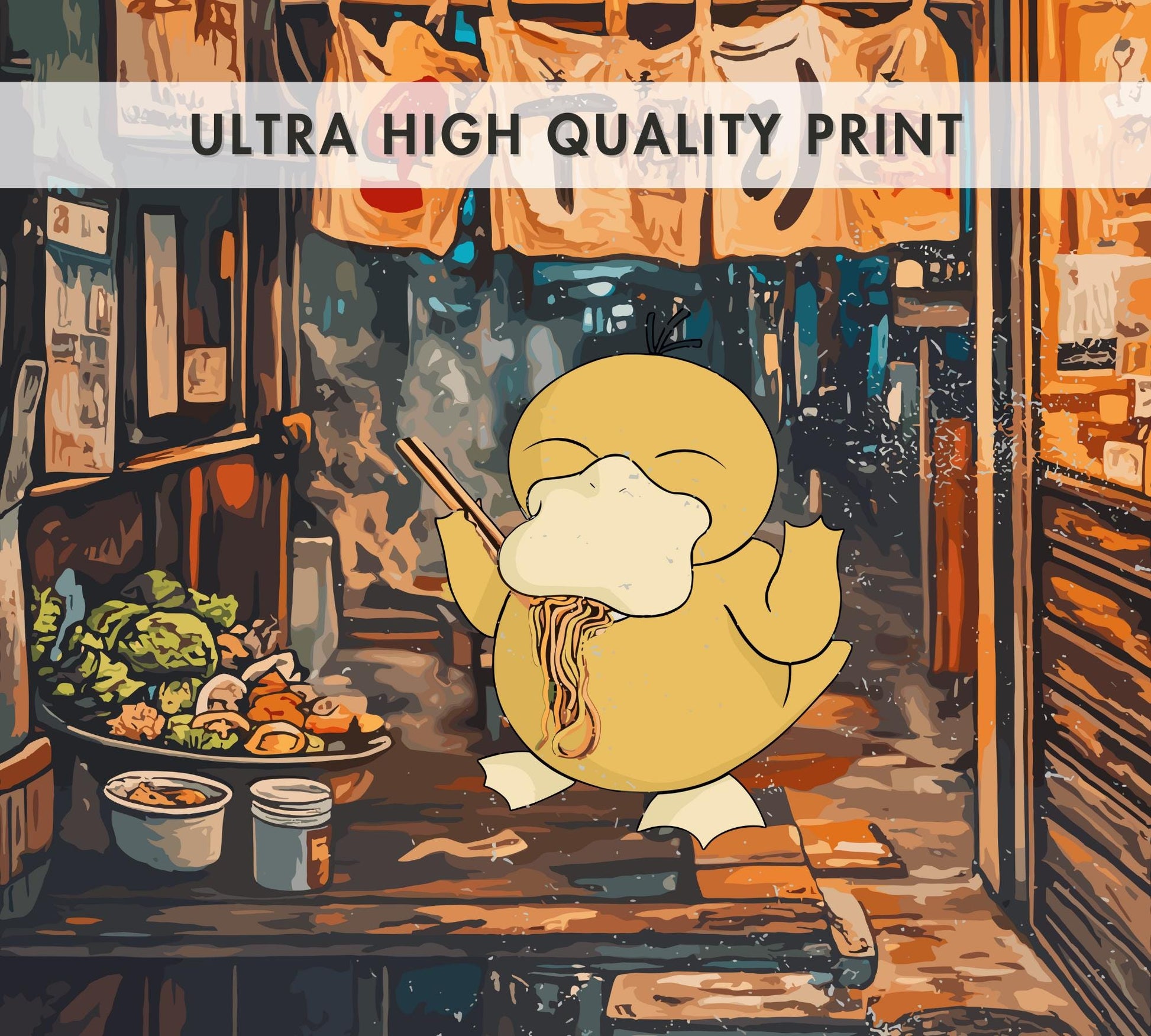 Psyduck Ramen Series Poster