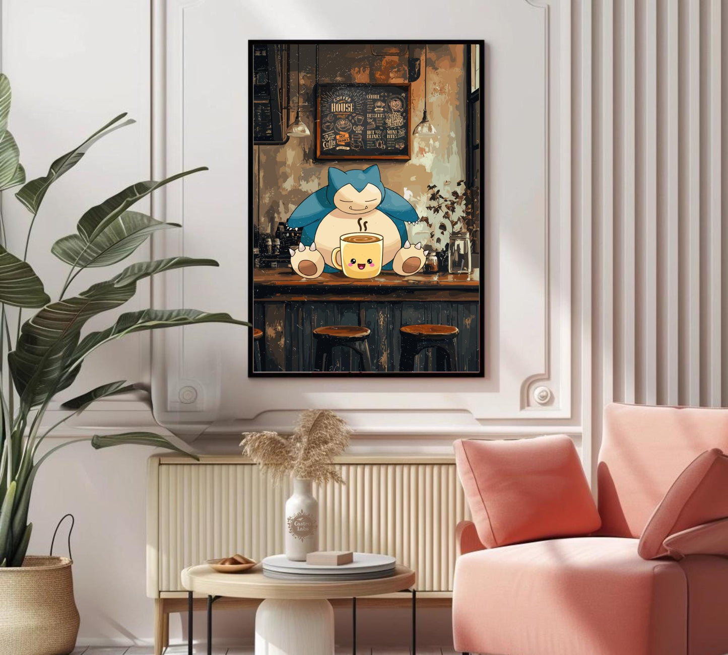 Snorlax Coffee Break Series Poster