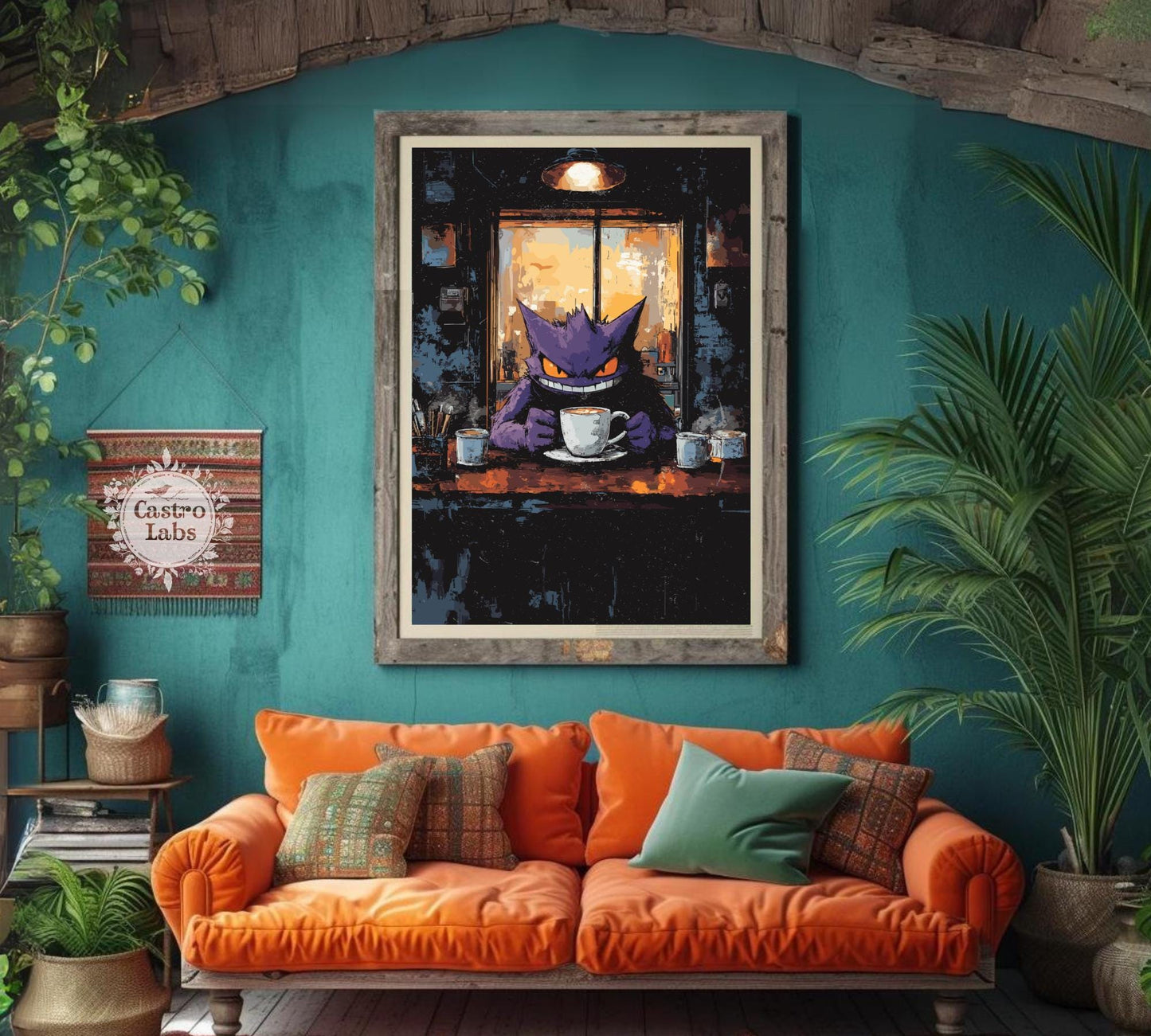 Gengar Coffee Break Series Poster