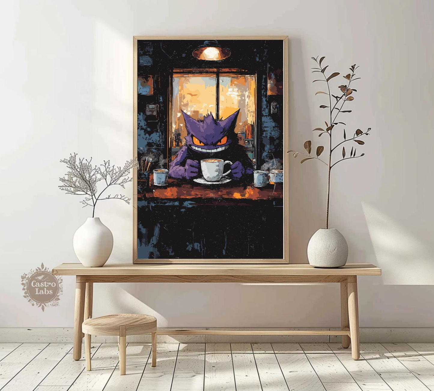Gengar Coffee Break Series Poster