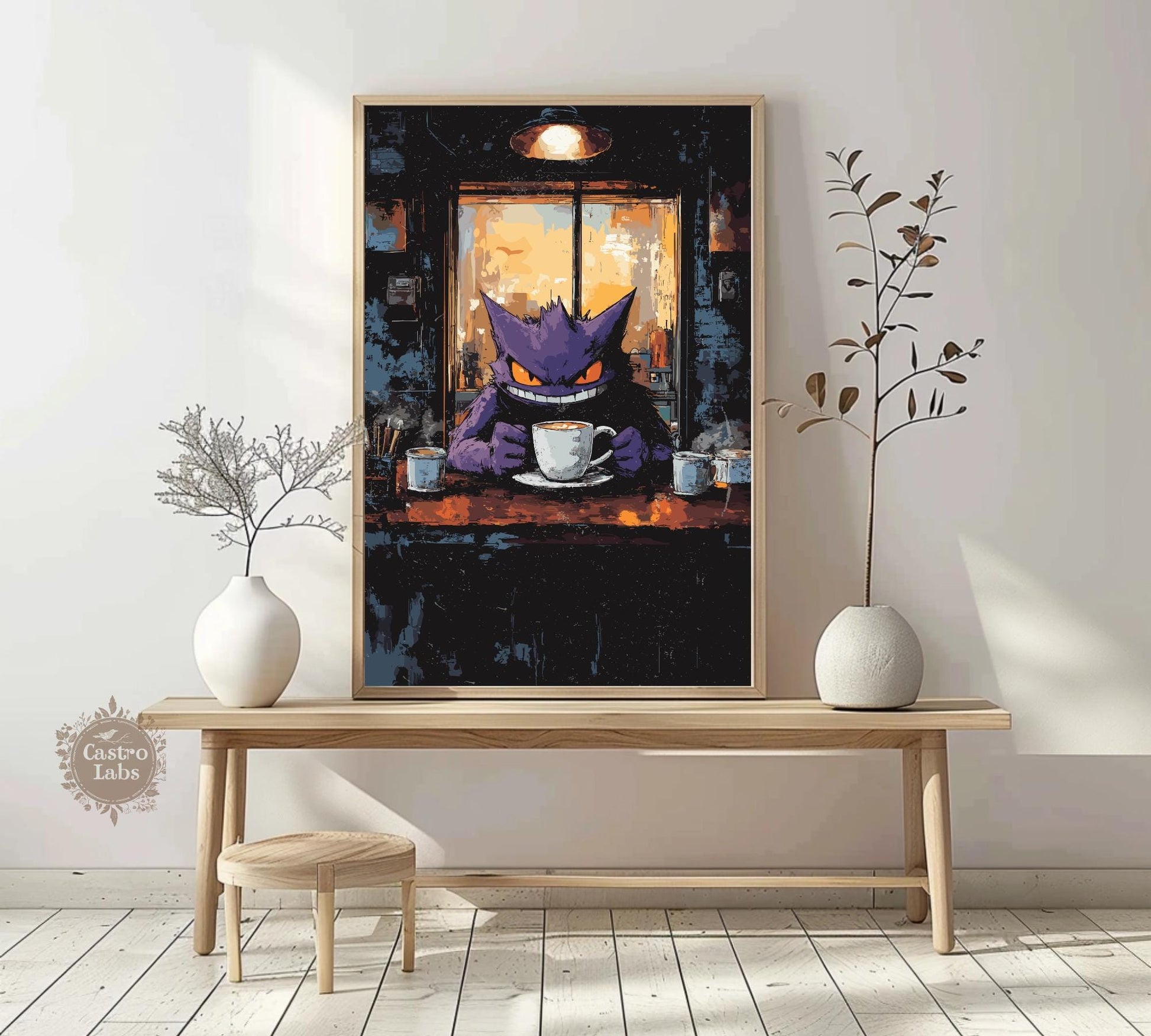 Gengar Coffee Break Series Poster