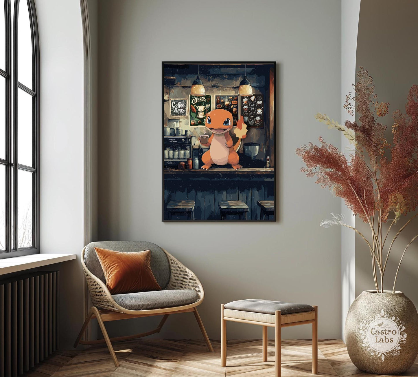 Charmander Coffee Break Series Poster