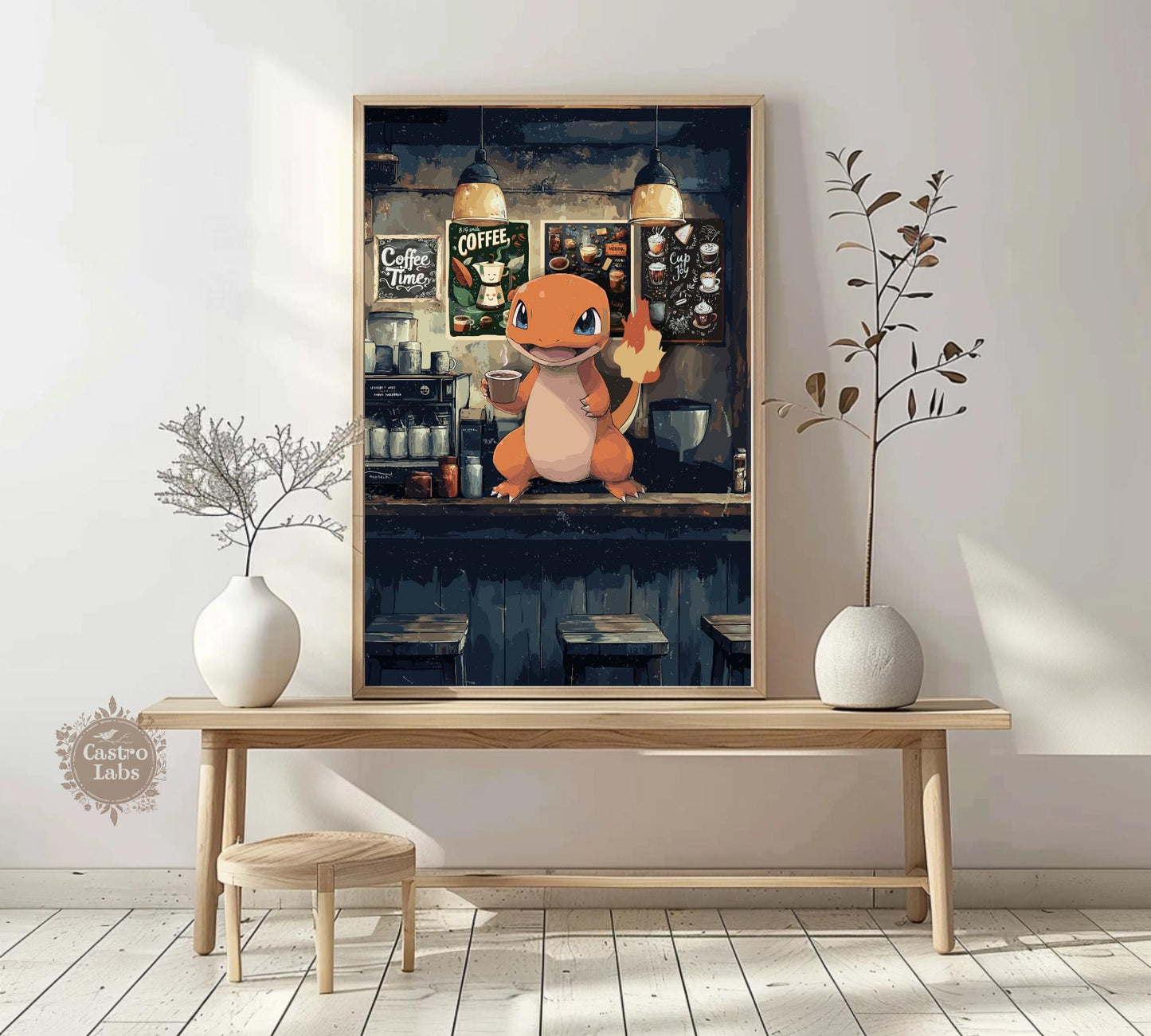 Charmander Coffee Break Series Poster