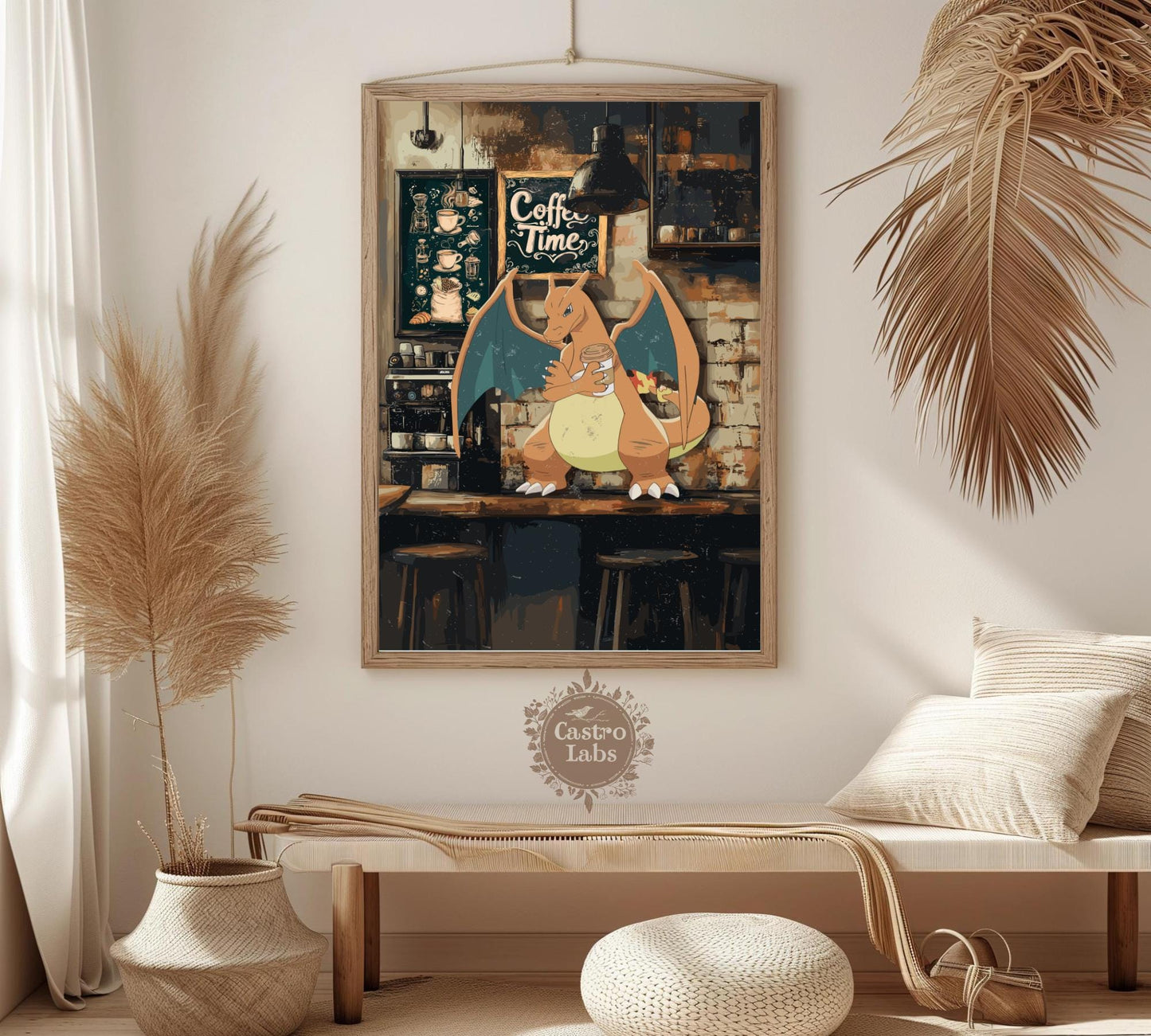 Charizard Coffee Break Series Poster