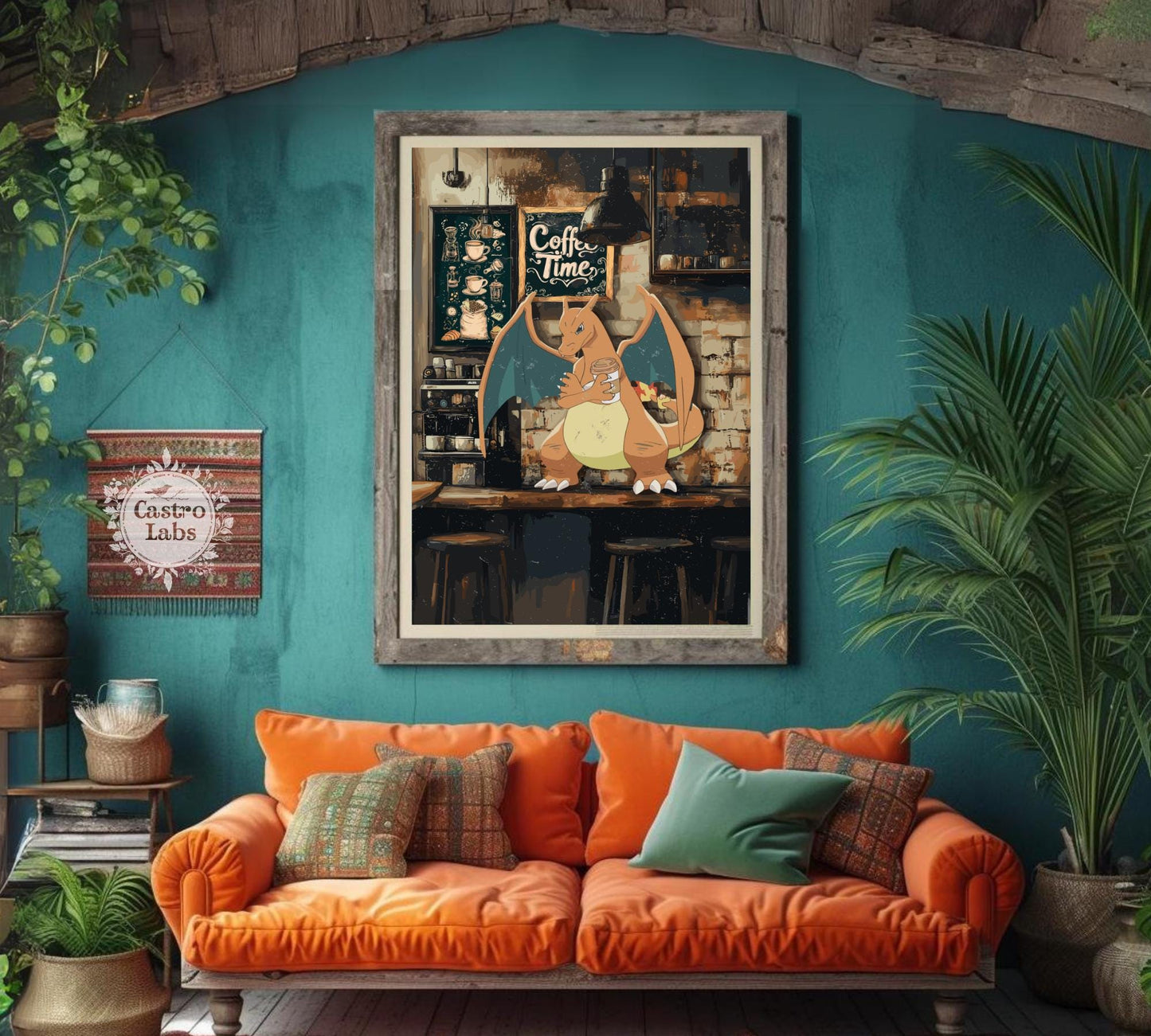 Charizard Coffee Break Series Poster