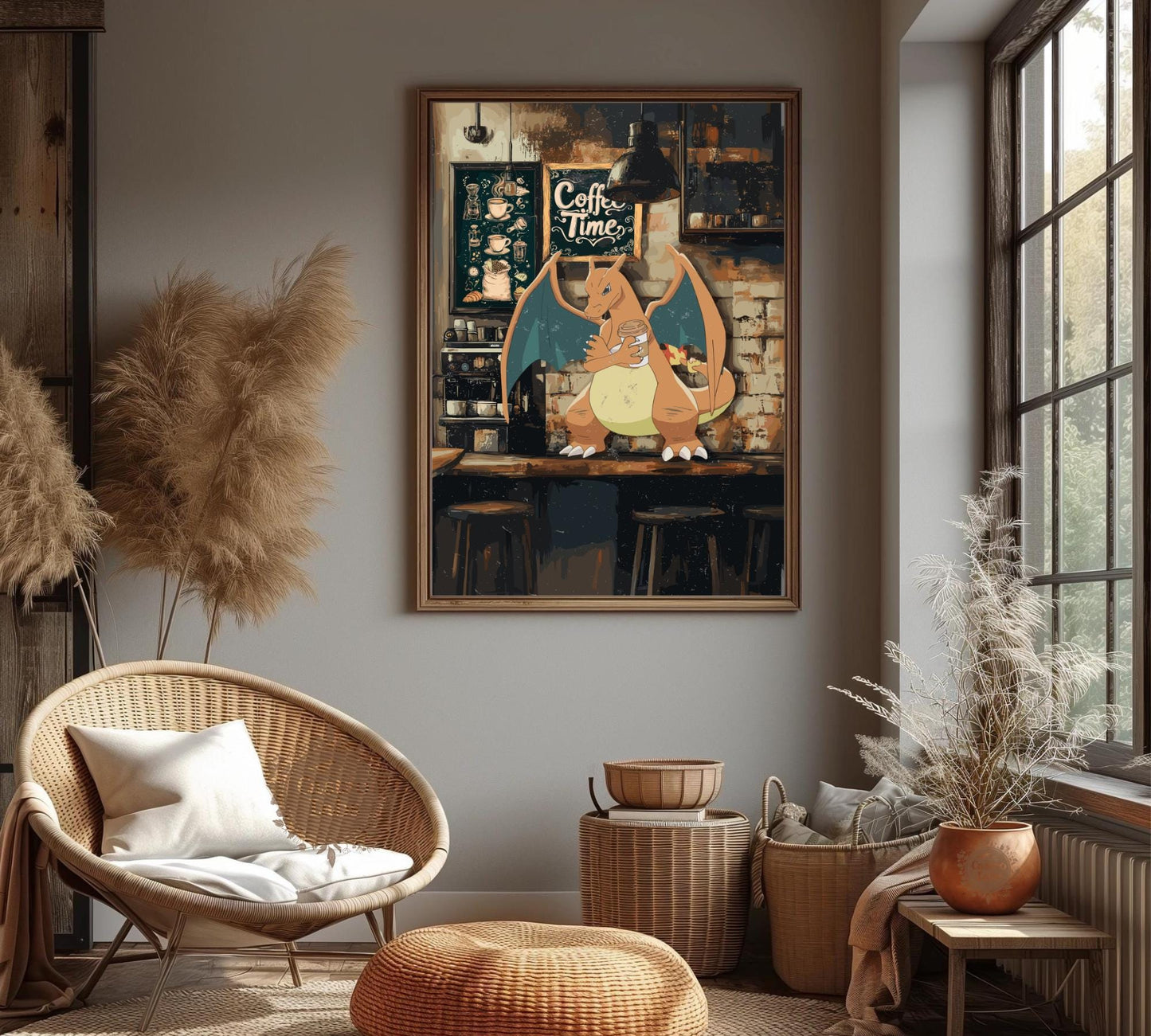 Charizard Coffee Break Series Poster