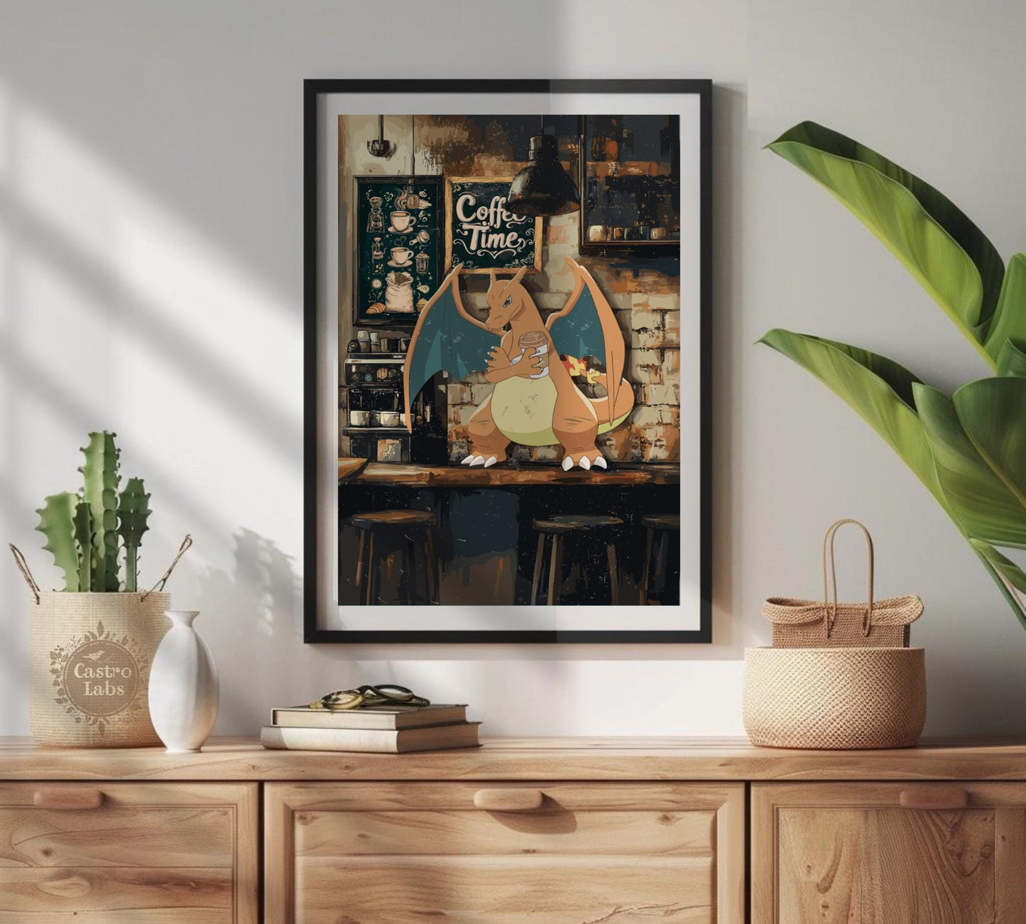 Charizard Coffee Break Series Poster