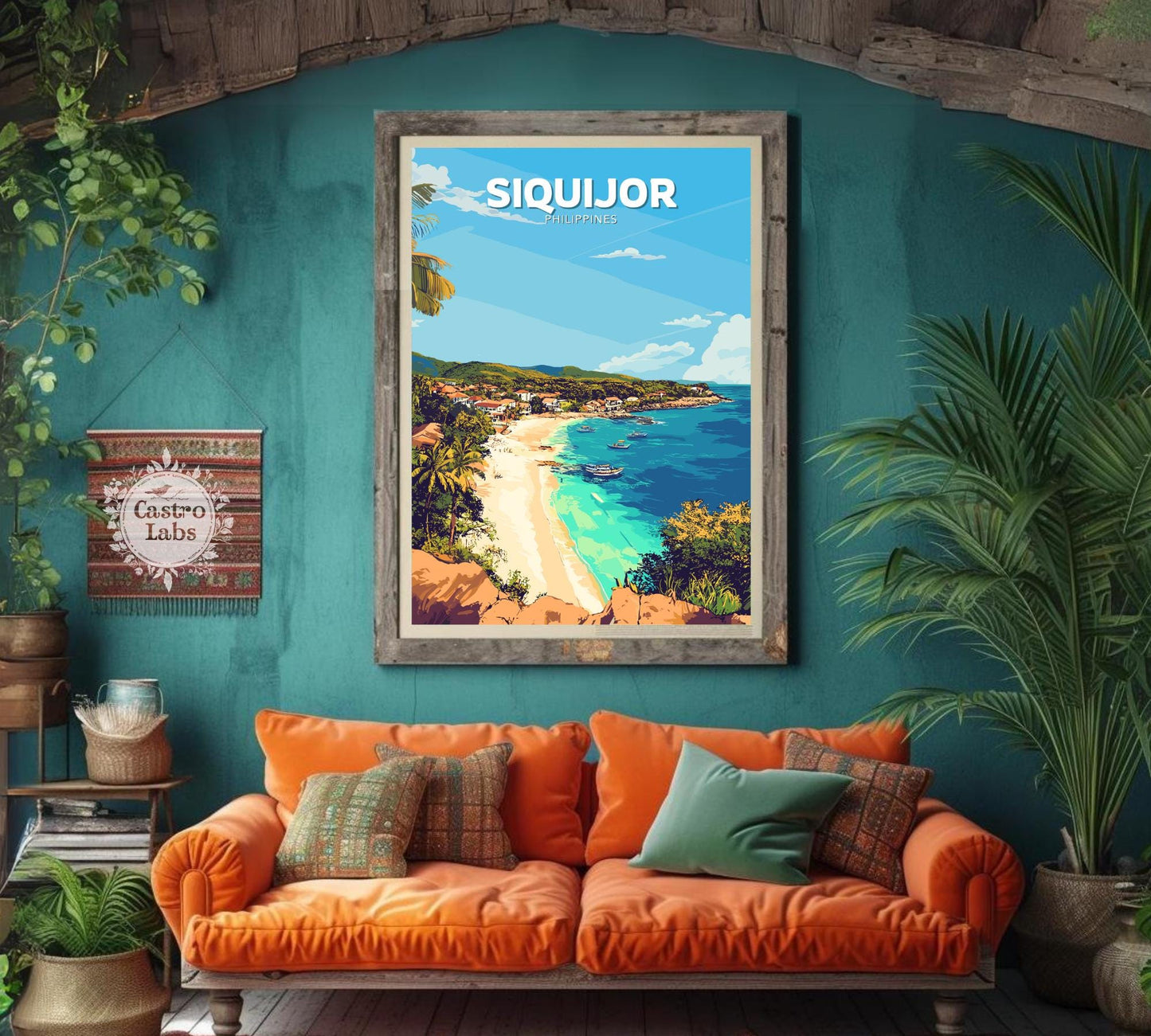 Siquijor Poster, Siquijor Travel Poster, Siquijor Artwork, Home Décor, Siquijor Painting, Philippines Poster, Philippines Wall Art, Siquijor