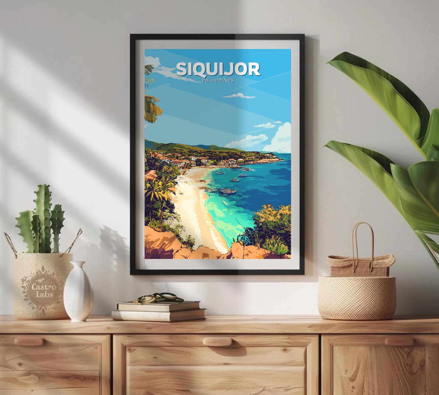 Siquijor Poster, Siquijor Travel Poster, Siquijor Artwork, Home Décor, Siquijor Painting, Philippines Poster, Philippines Wall Art, Siquijor