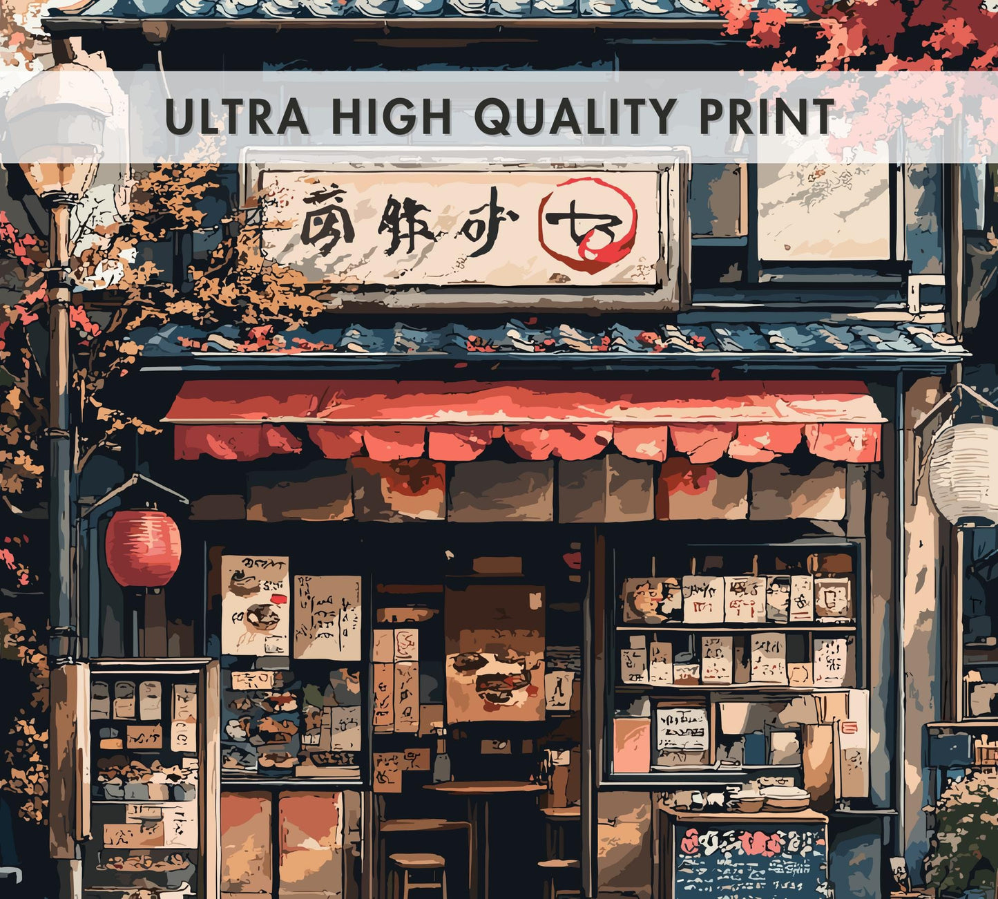 Ramen Shop Poster, Ramen Shop Print, Ramen Shop Japan, Japan Poster, Home Décor, Ramen Poster, Japanese Ramen Shop Poster, Ramen Shop