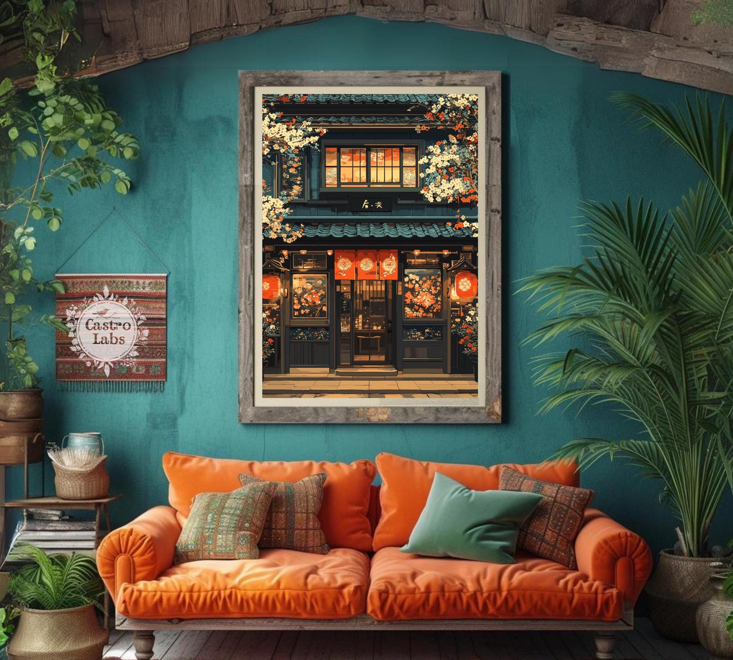 Japanese Restaurant Print, Japanese Restaurant Poster, Japanese Restaurant Art, Japan Poster, Home Décor, Japanese Restaurant Artwork, Japanese Food Poster, Japanese Restaurant