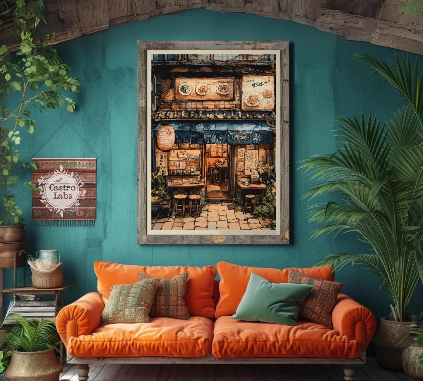 Ramen Shop Artwork, Ramen Shop Poster, Ramen Shop Japan, Japan Poster, Home Décor, Ramen Print, Japanese Ramen Shop Poster, Ramen Shop