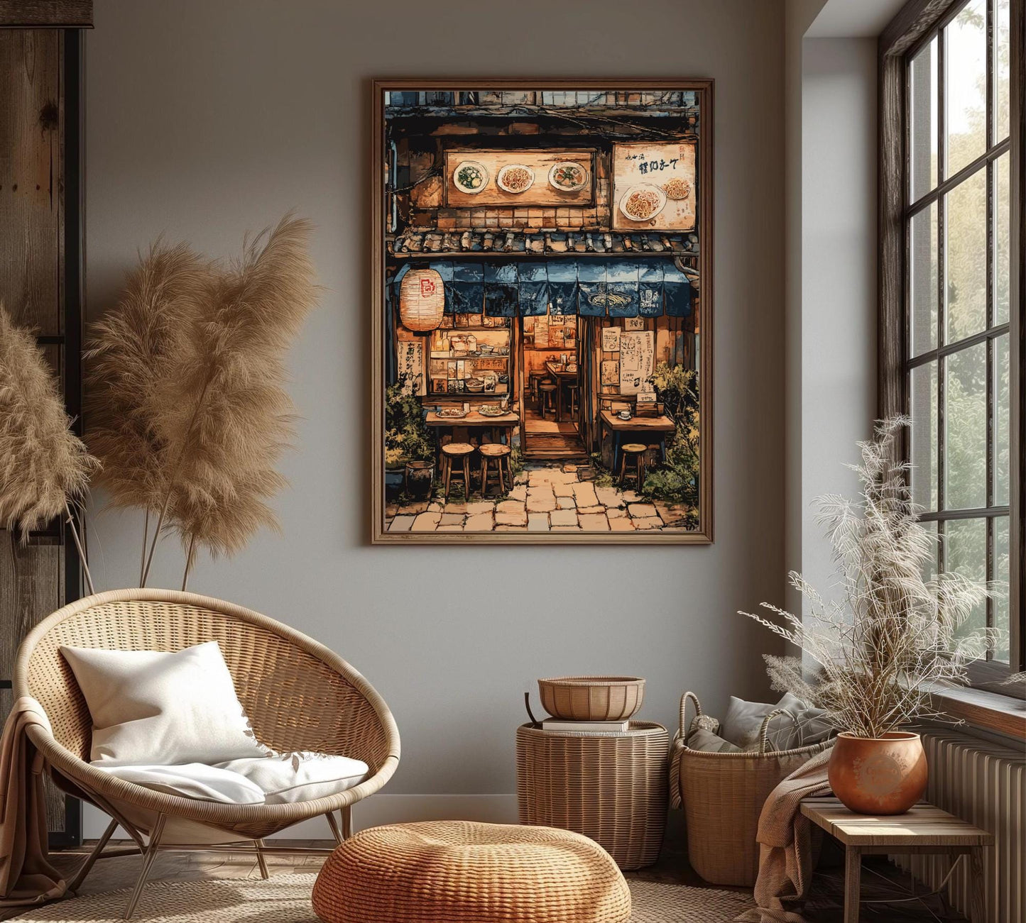 Ramen Shop Artwork, Ramen Shop Poster, Ramen Shop Japan, Japan Poster, Home Décor, Ramen Print, Japanese Ramen Shop Poster, Ramen Shop