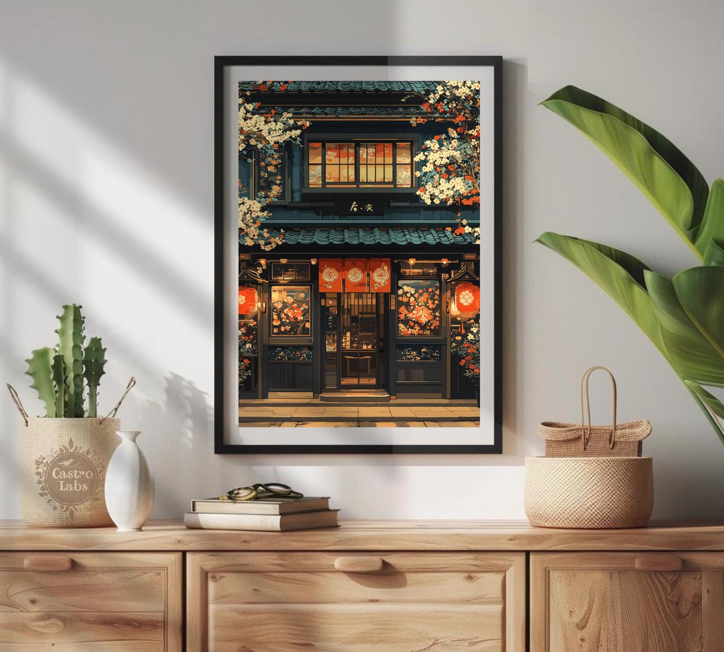 Japanese Restaurant Print, Japanese Restaurant Poster, Japanese Restaurant Art, Japan Poster, Home Décor, Japanese Restaurant Artwork, Japanese Food Poster, Japanese Restaurant