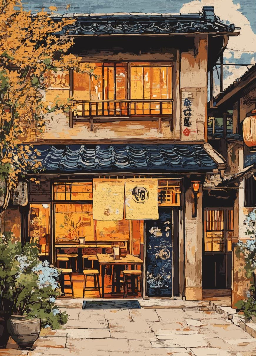 Japanese Restaurant Art, Japanese Restaurant Print, Japan Poster, Home Décor, Japanese Food Art, Japanese Restaurant Print, Japan Restaurant