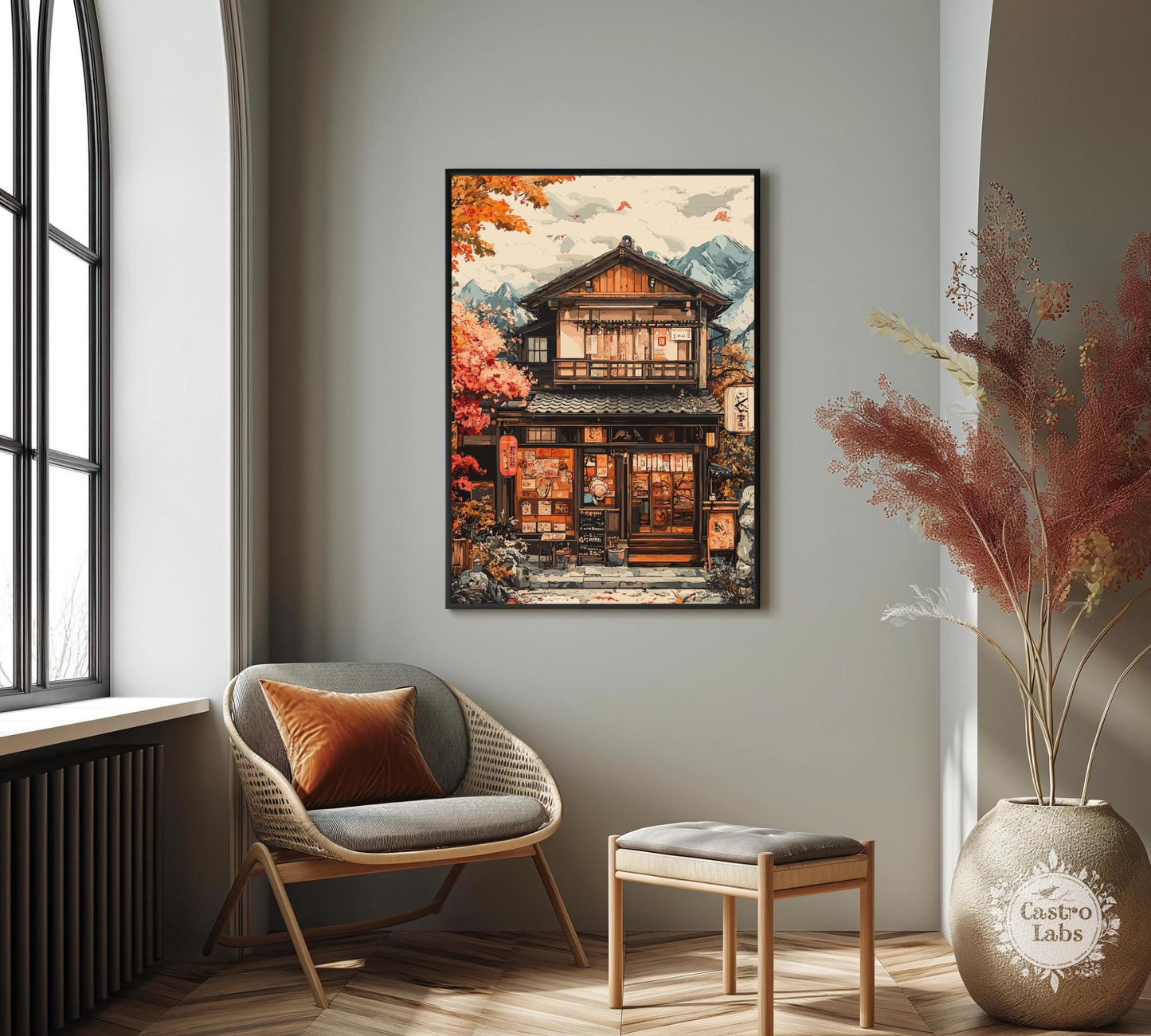 Asian Fusion Restaurant Poster, Japanese Restaurant Art, Home Décor, Japanese Food Print, Asian Fusion food, Asian Fusion Restaurant