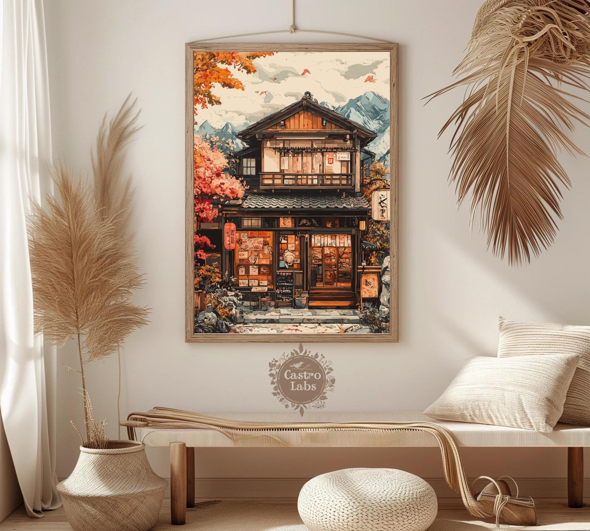 Asian Fusion Restaurant Poster,  Japanese Restaurant Art, Home Décor, Japanese Food Print, Asian Fusion food, Asian Fusion Restaurant