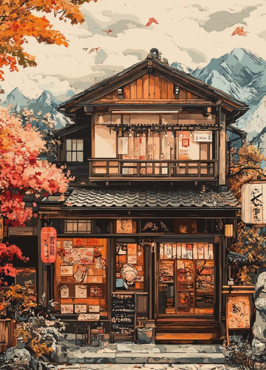 Asian Fusion Restaurant Poster, Japanese Restaurant Art, Home Décor, Japanese Food Print, Asian Fusion food, Asian Fusion Restaurant