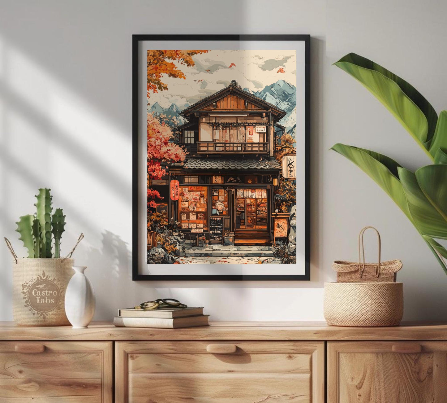 Asian Fusion Restaurant Poster, Japanese Restaurant Art, Home Décor, Japanese Food Print, Asian Fusion food, Asian Fusion Restaurant
