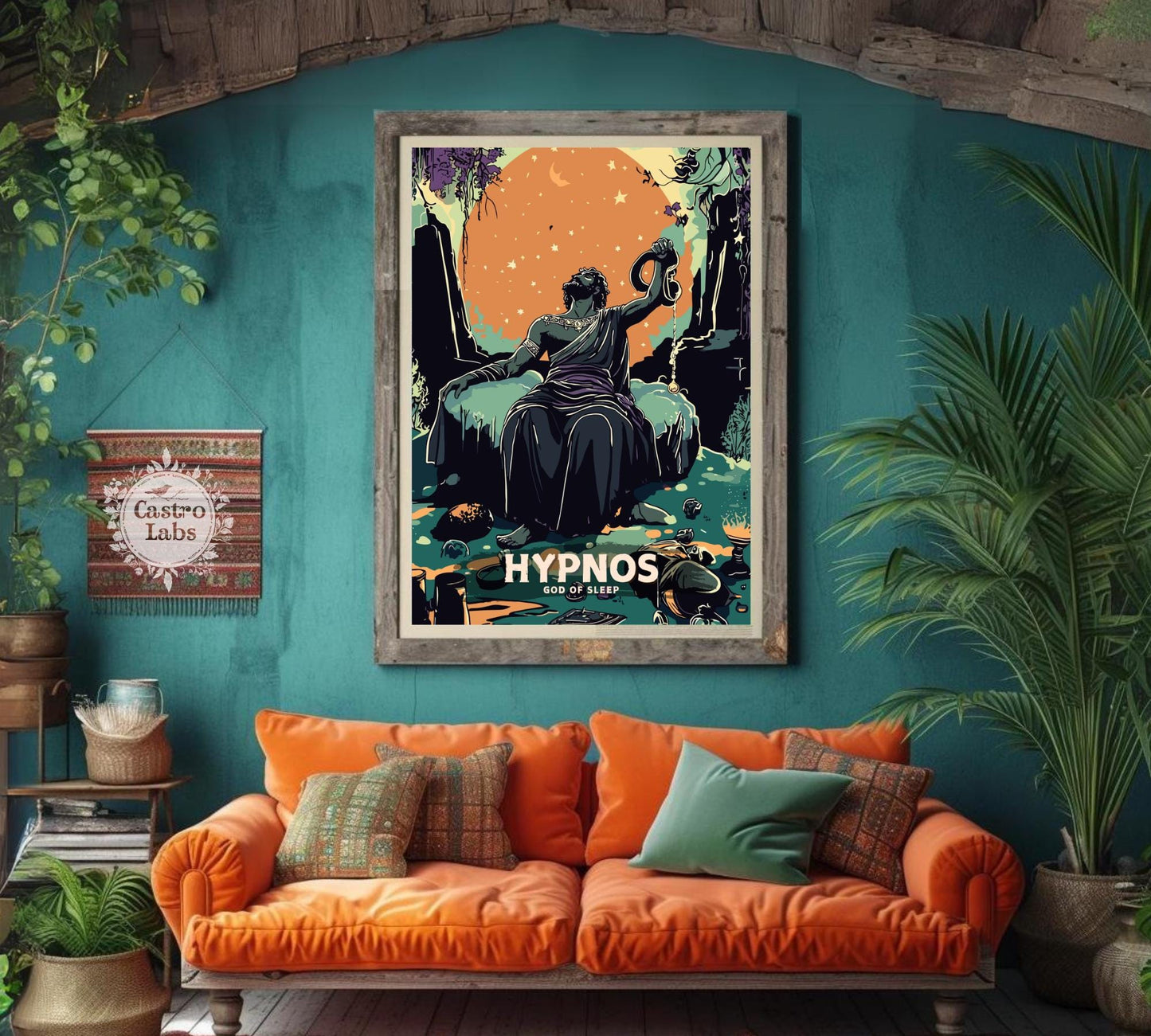 Hypnos God Poster, Greek God Hypnos, God of Sleep, Sleeping Gods, Greek Mythology, Ancient Greek Art, Olympian Gods Fineart, Hypnos Poster