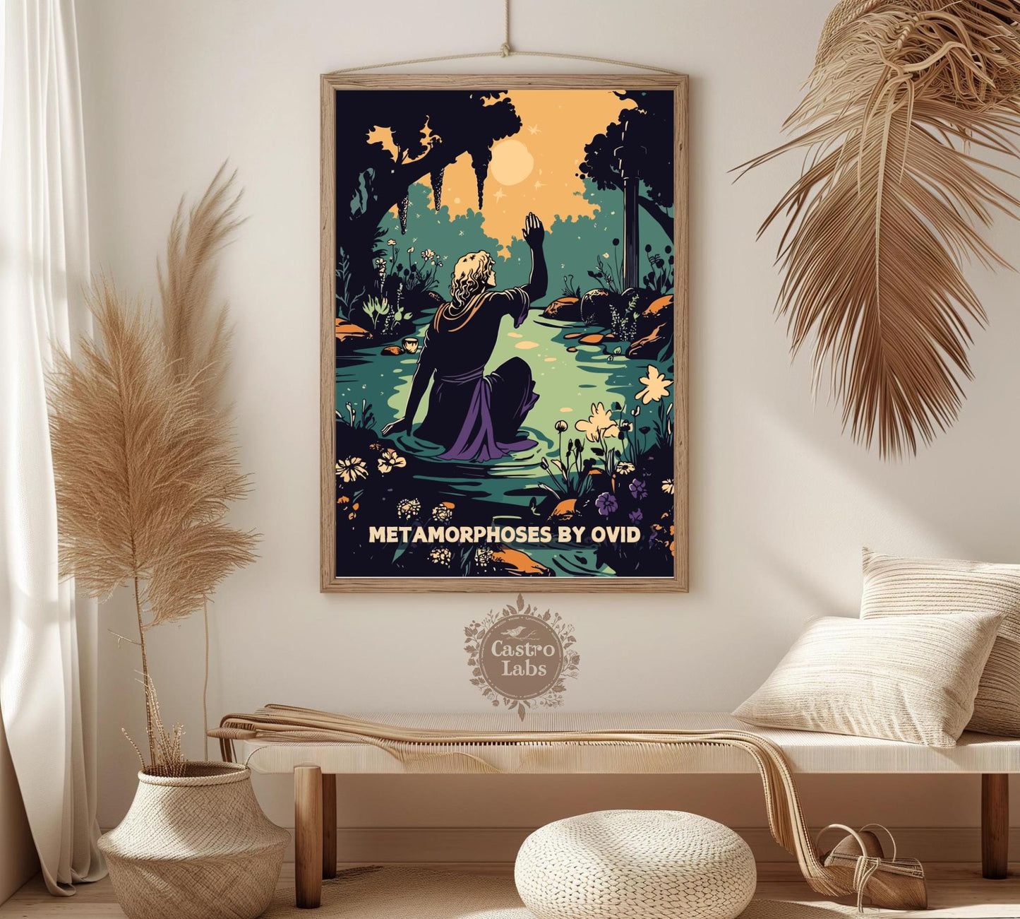 Metamorphoses by Ovid Poster, Metamorphoses Poem, Roman Poet Ovid, Greek Mythology, Ancient Greek Art, Ovid, Metamorphoses