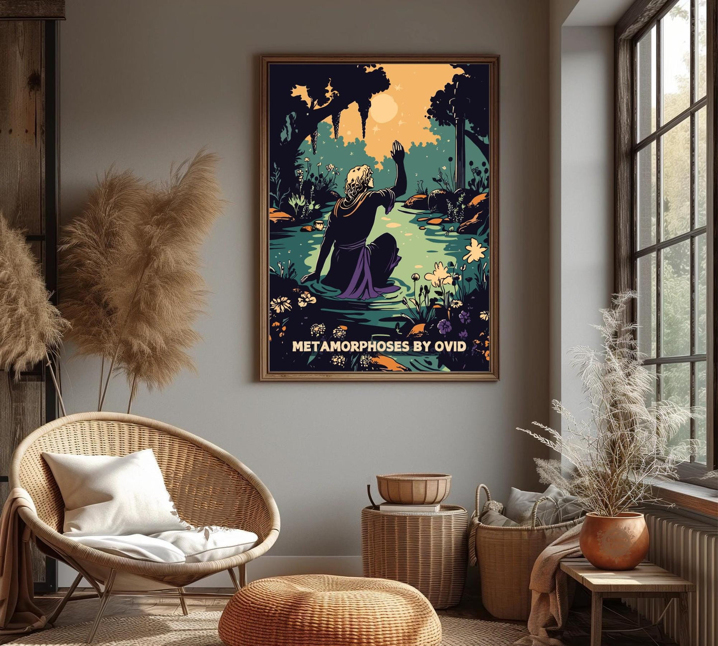 Metamorphoses by Ovid Poster, Metamorphoses Poem, Roman Poet Ovid, Greek Mythology, Ancient Greek Art, Ovid, Metamorphoses