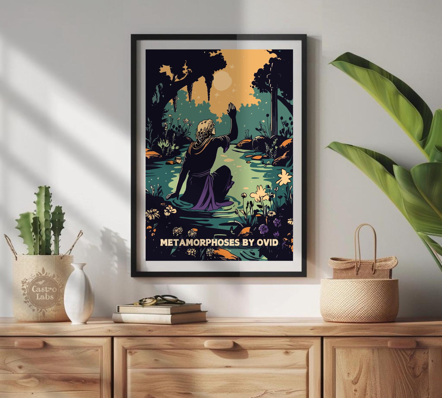 Metamorphoses by Ovid Poster, Metamorphoses Poem, Roman Poet Ovid, Greek Mythology, Ancient Greek Art, Ovid, Metamorphoses