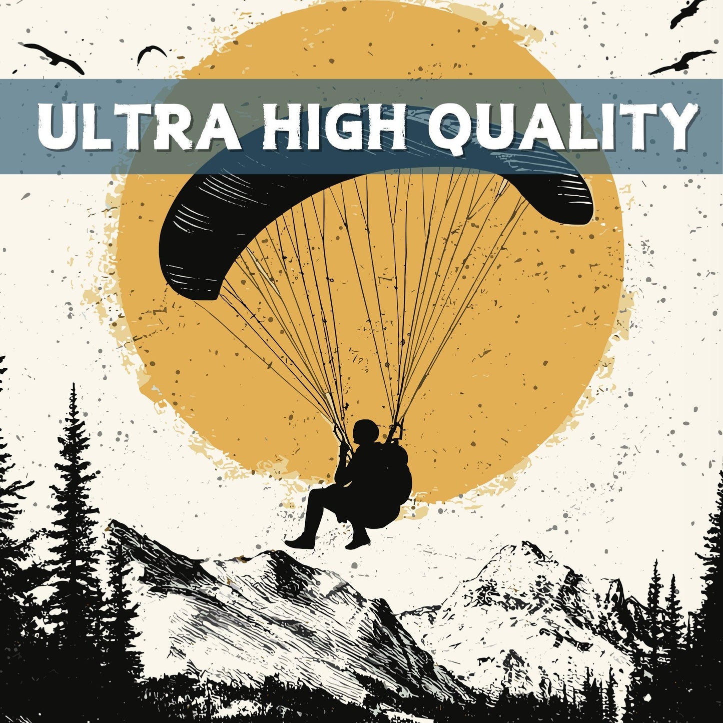 Go Paragliding Poster - Close up