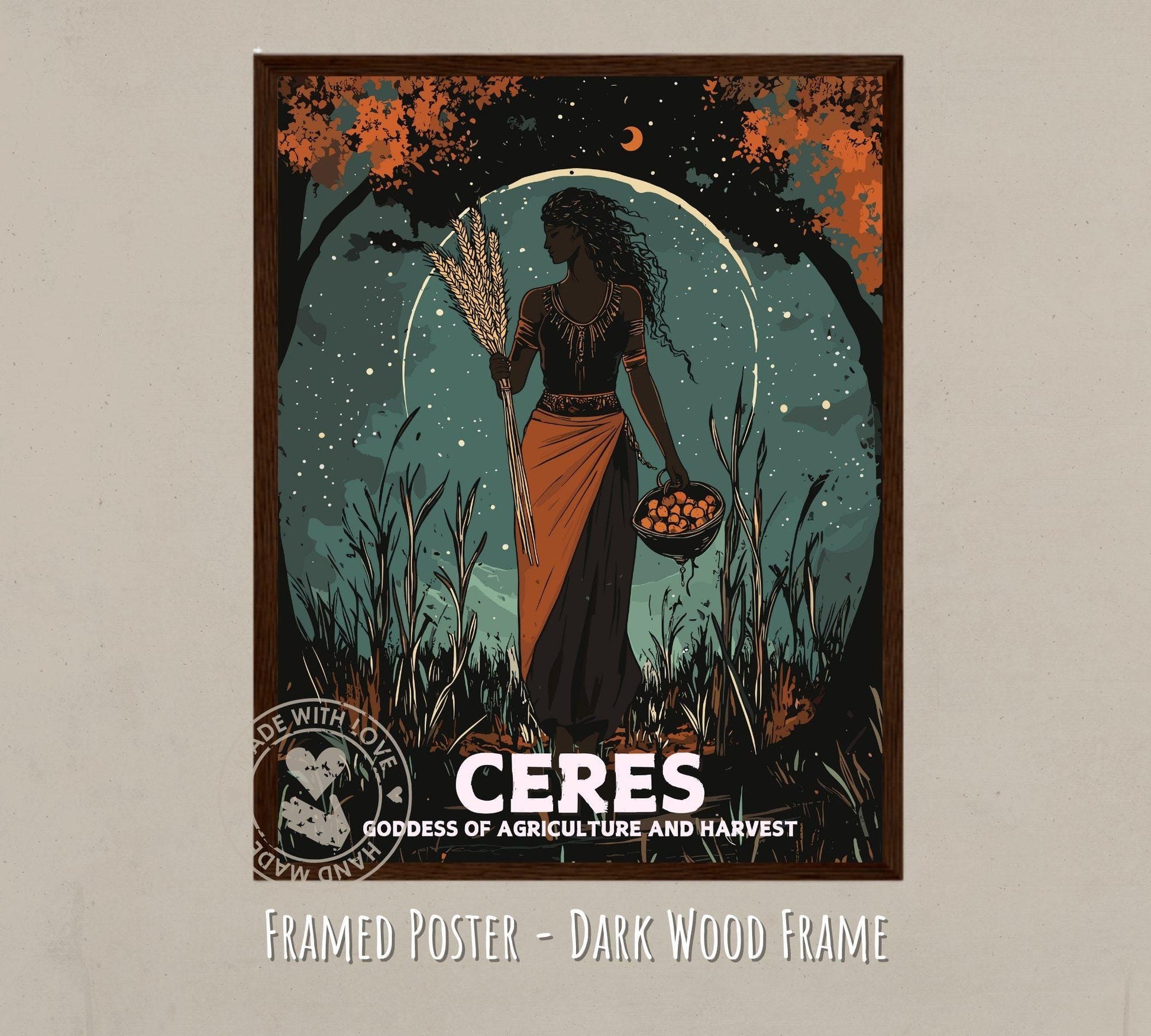 Ceres Goddess Painting - Ceres Roman Mythology Artwork