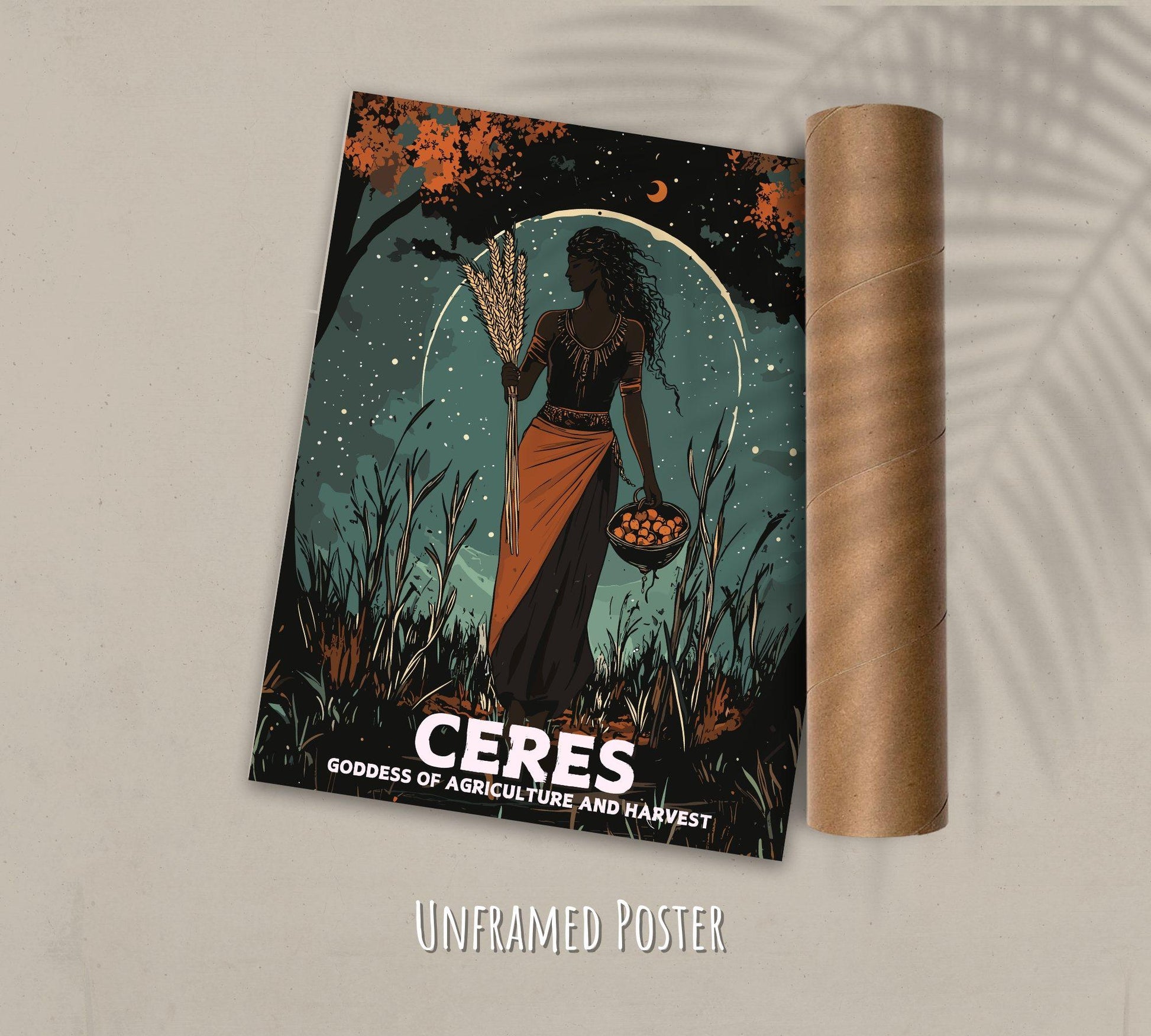 Ceres Goddess Painting - Ceres Roman Mythology Artwork