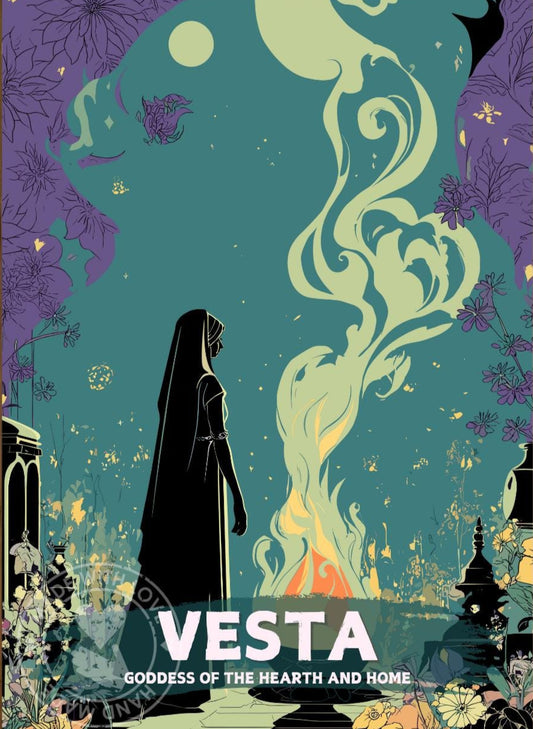 Vesta Goddess Poster