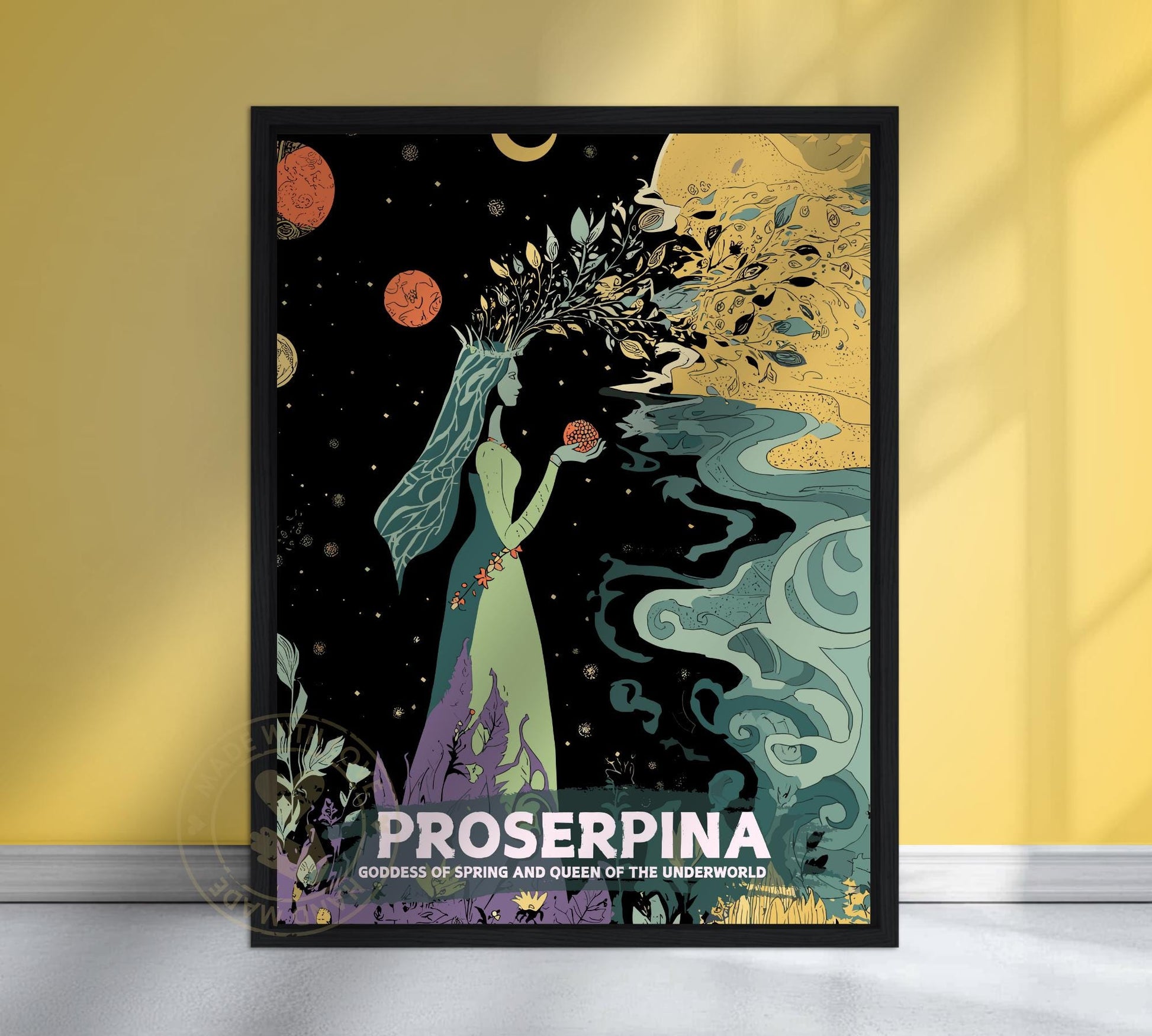 Proserpina Goddess Painting